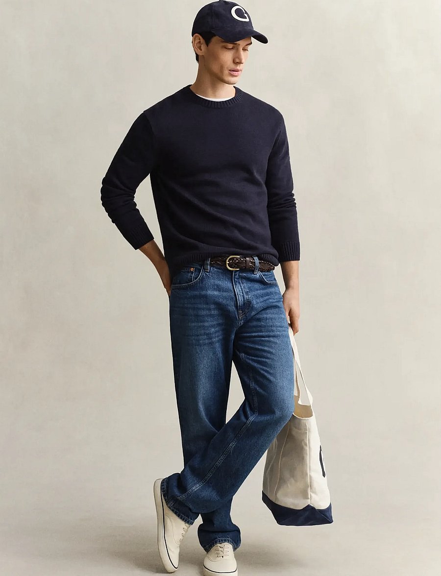Gant - Straight Jeans - regular jeans - mid blue worn in - 4