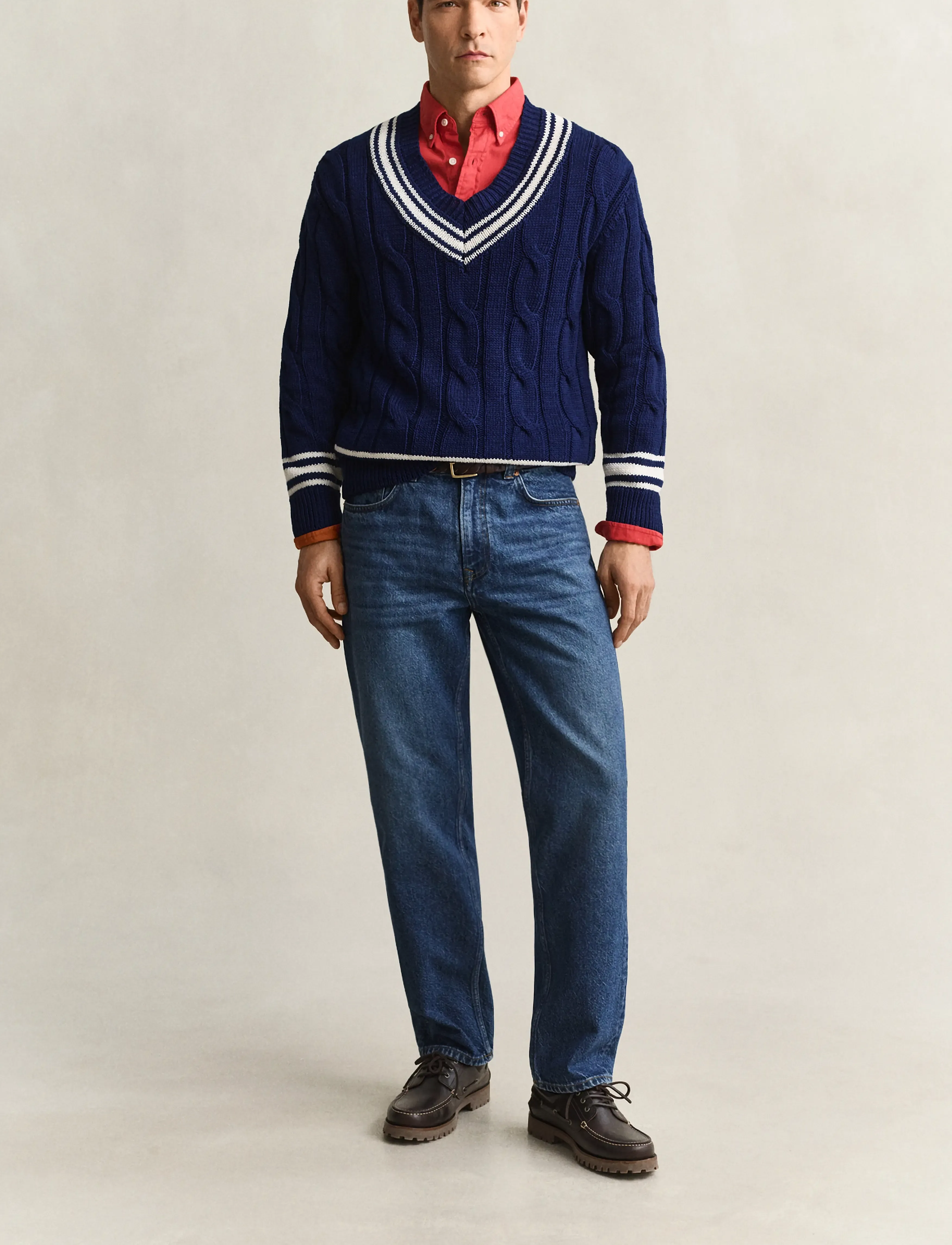 Gant Straight Jeans - Streetstyle - MID BLUE WORN IN / blue