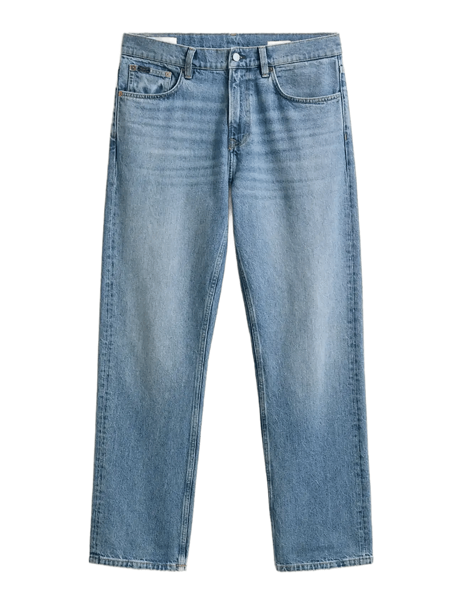 Gant - Straight Jeans - regular jeans - semi light blue worn in - 1