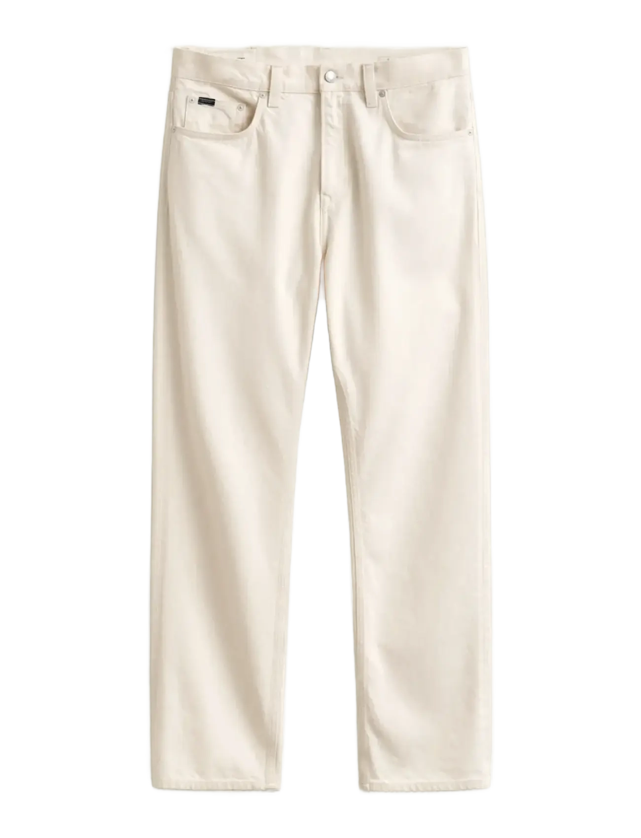 GANT Gant Ecru Straight Fit Jeans Cream - 36x32 - Herren