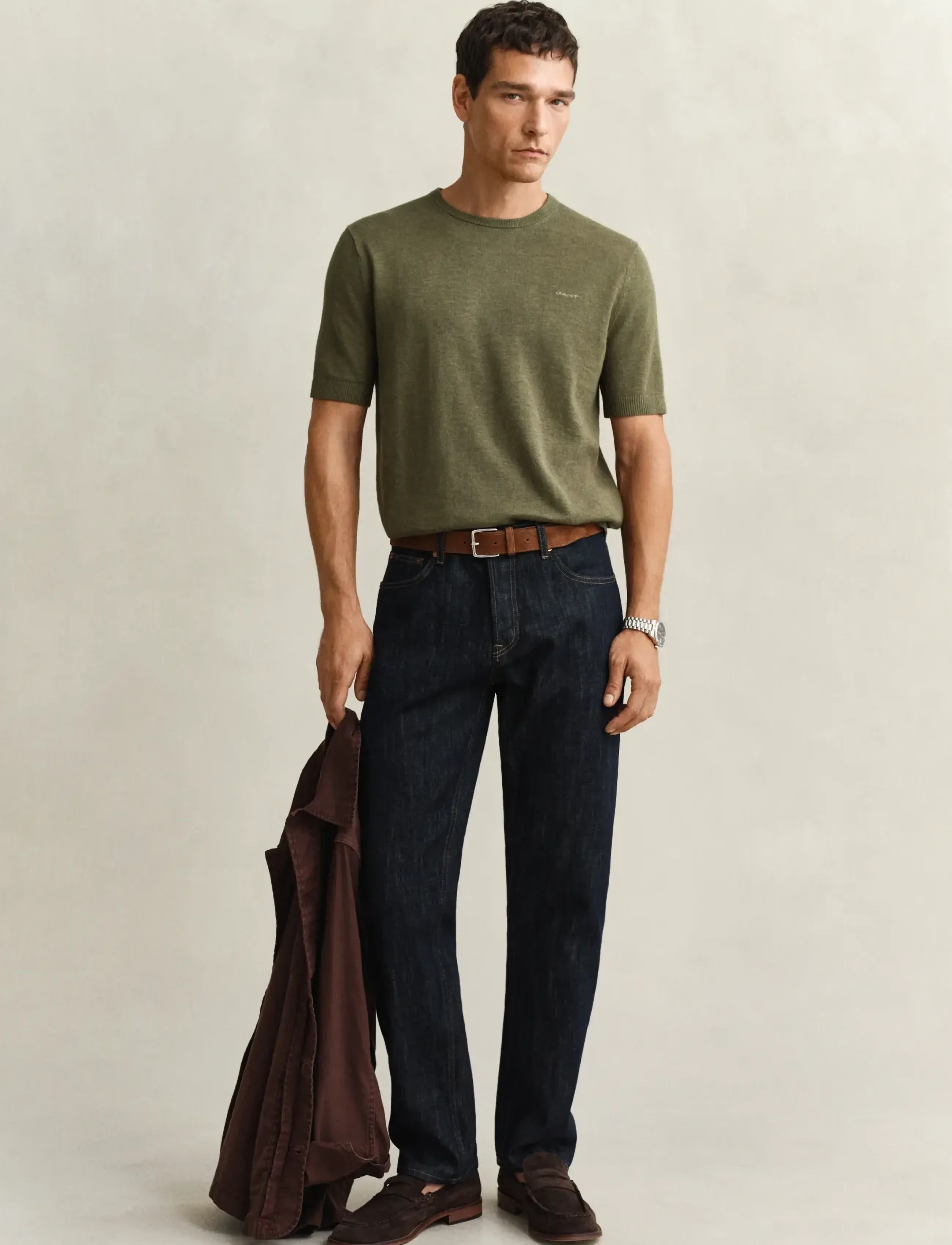 Gant REG SELVEDGE JEANS - Preppy - DARK BLUE RAW / navy