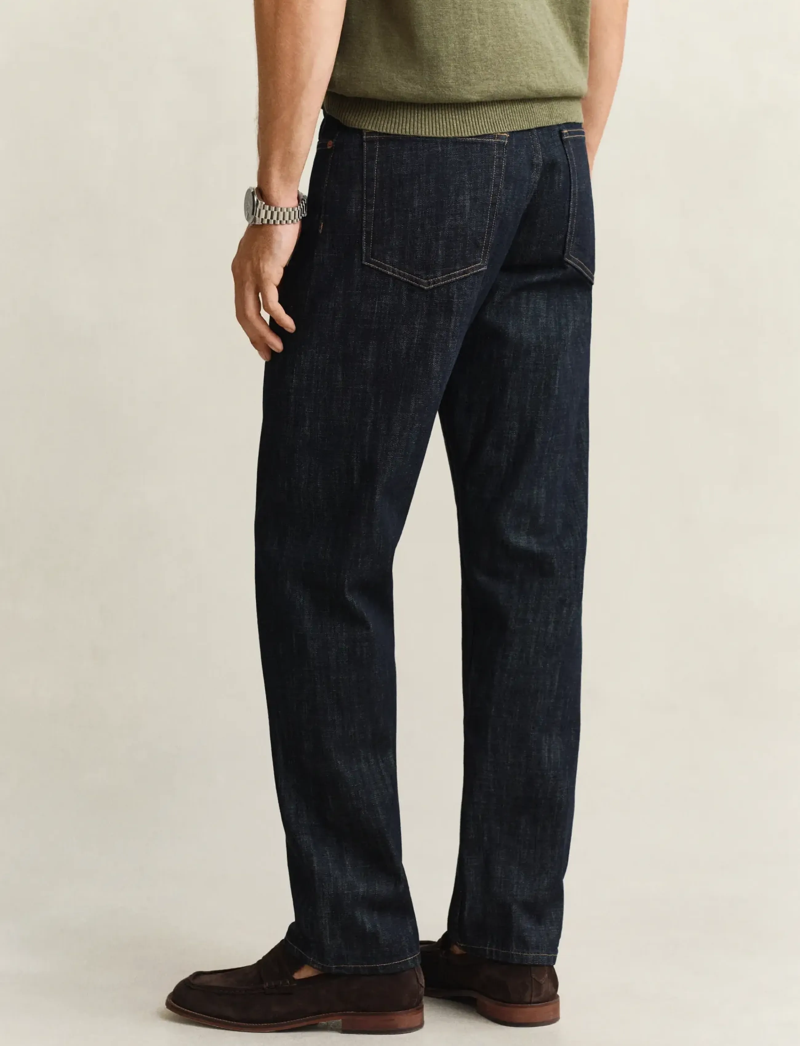 Gant - REG SELVEDGE JEANS - normale jeans - dark blue raw - 2