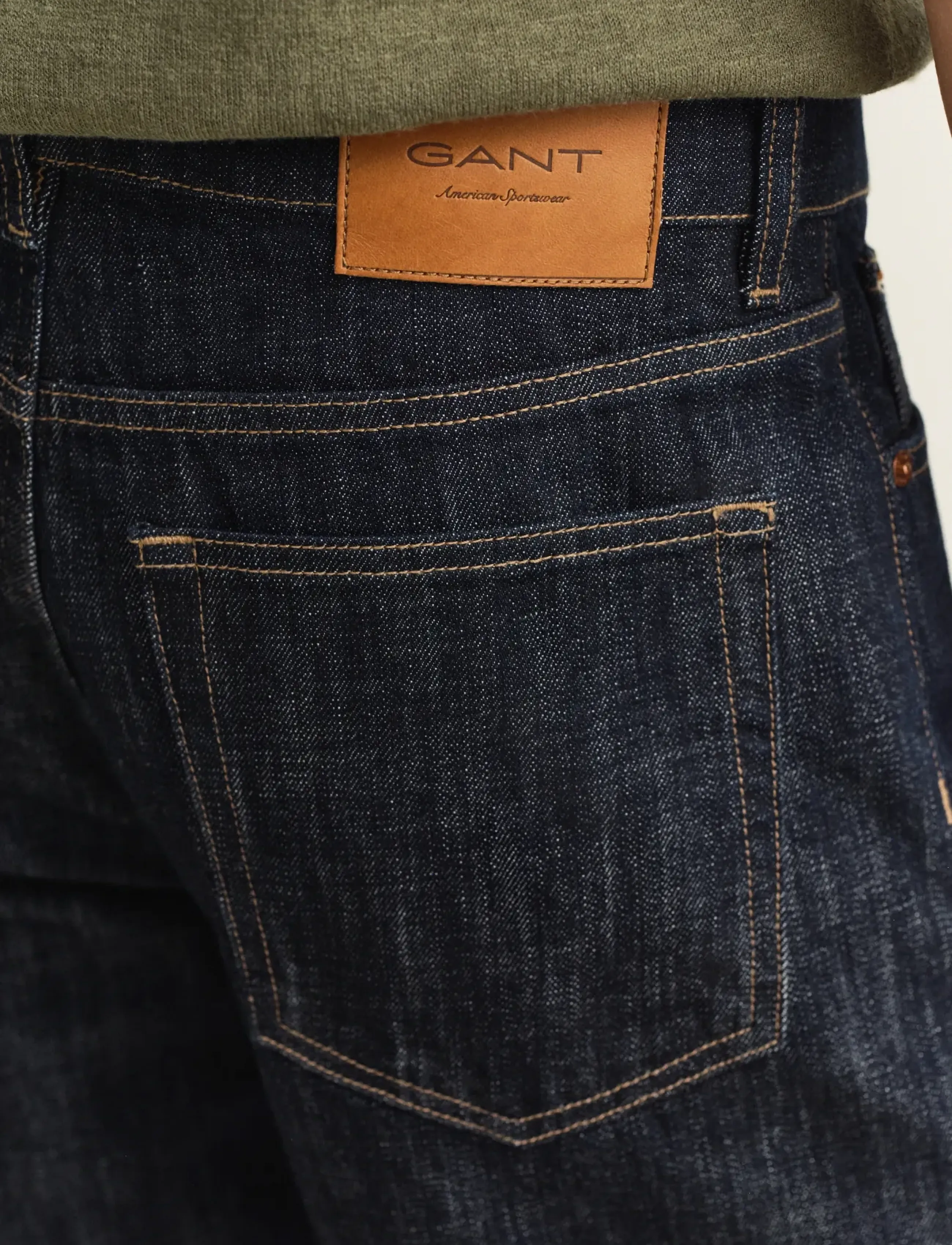 Gant - REG SELVEDGE JEANS - normale jeans - dark blue raw - 3