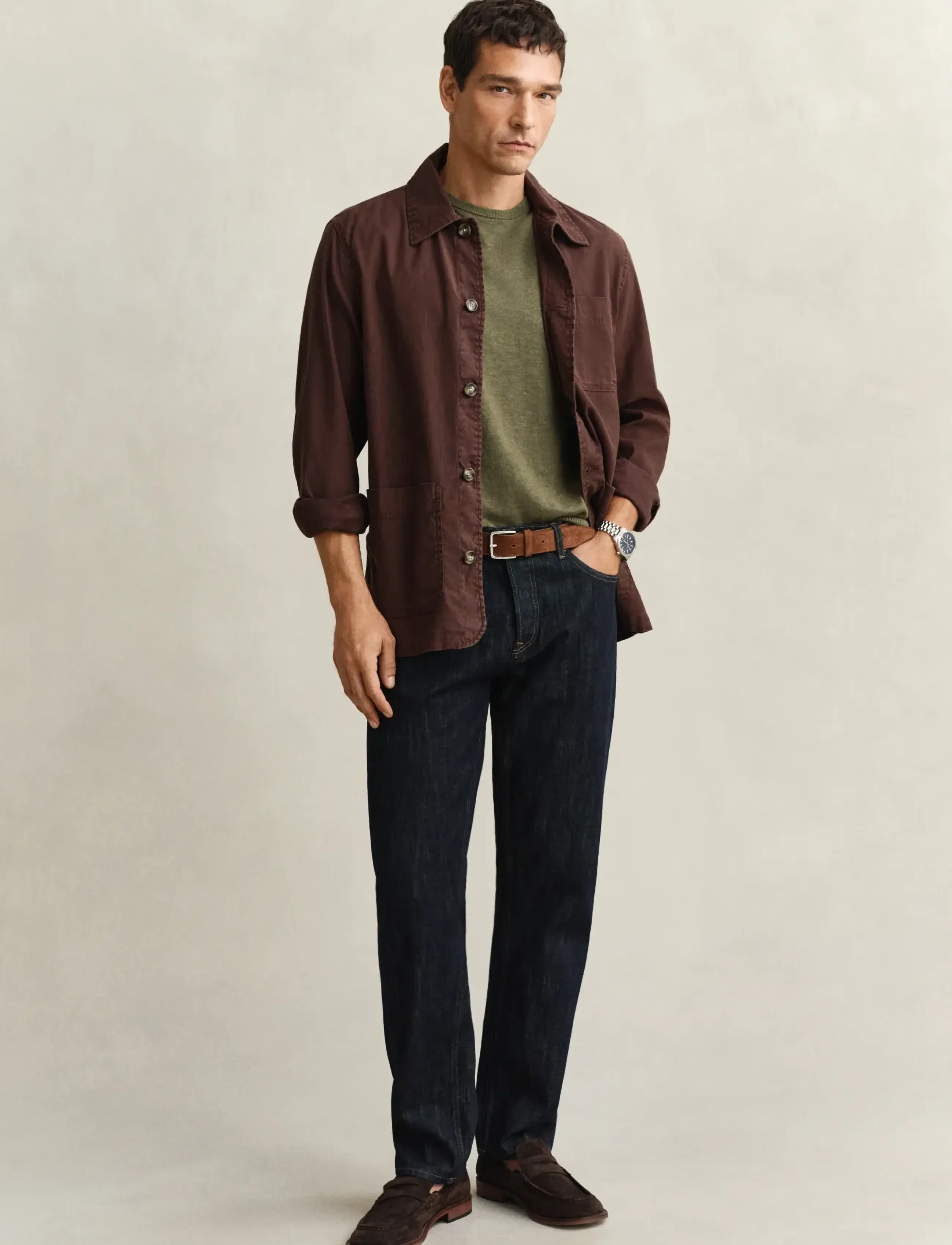 Gant - REG SELVEDGE JEANS - normale jeans - dark blue raw - 4