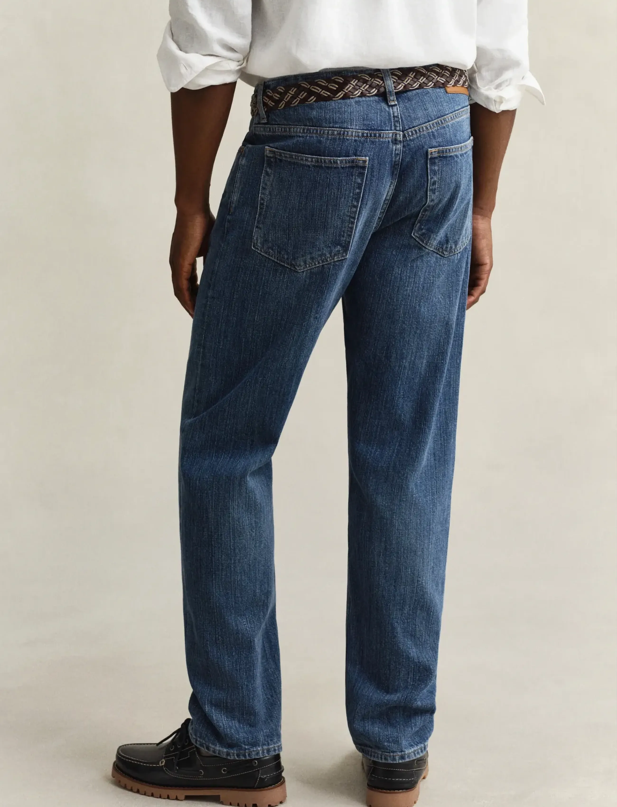 Gant - REG SELVEDGE JEANS - regular jeans - semi light blue worn in - 2