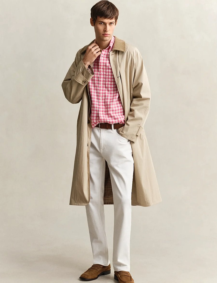 Gant - REG WHITE JEANS - tavalised teksad - eggshell - 4