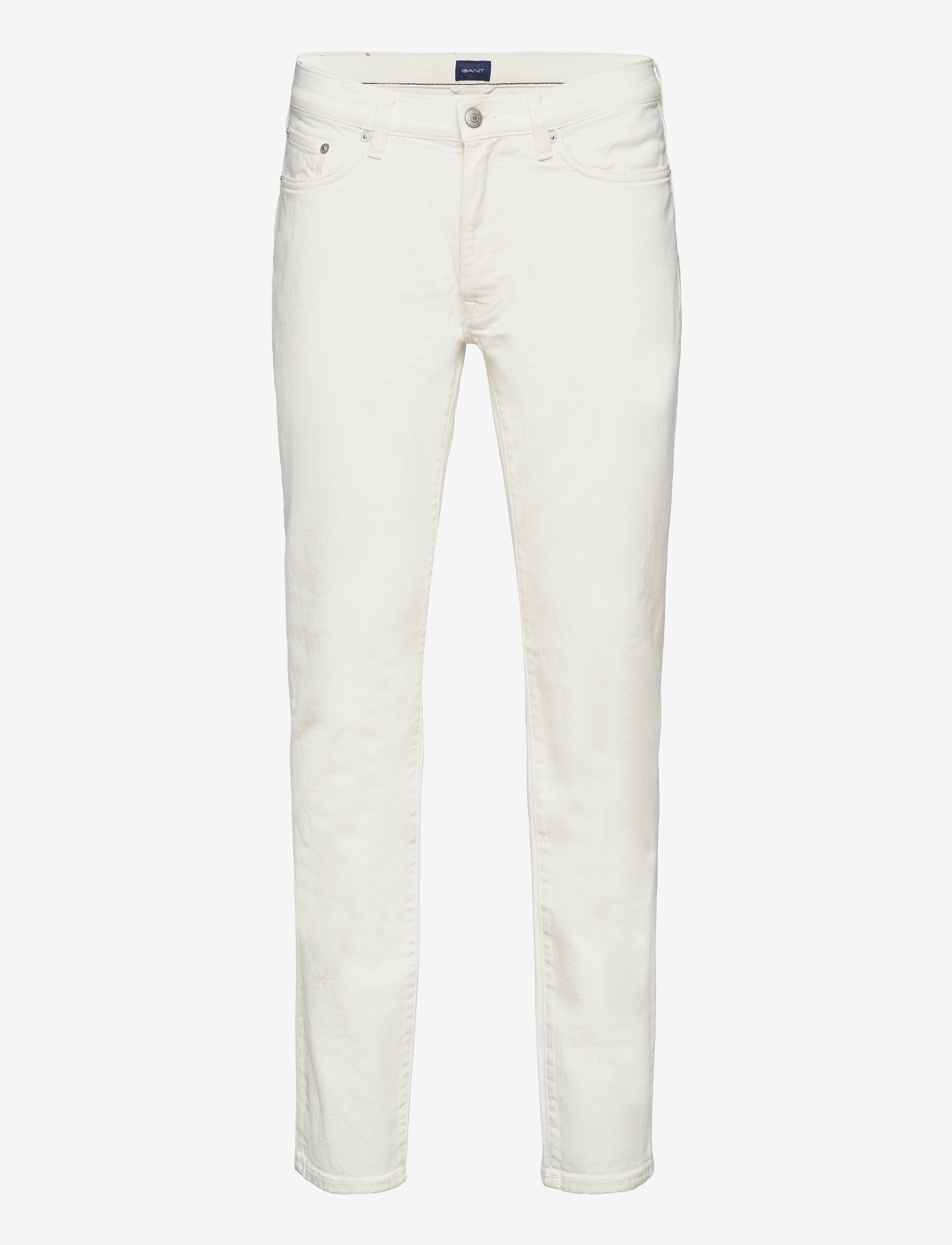 GANT - D2. SLIM ECRU JEANS - cream - 0