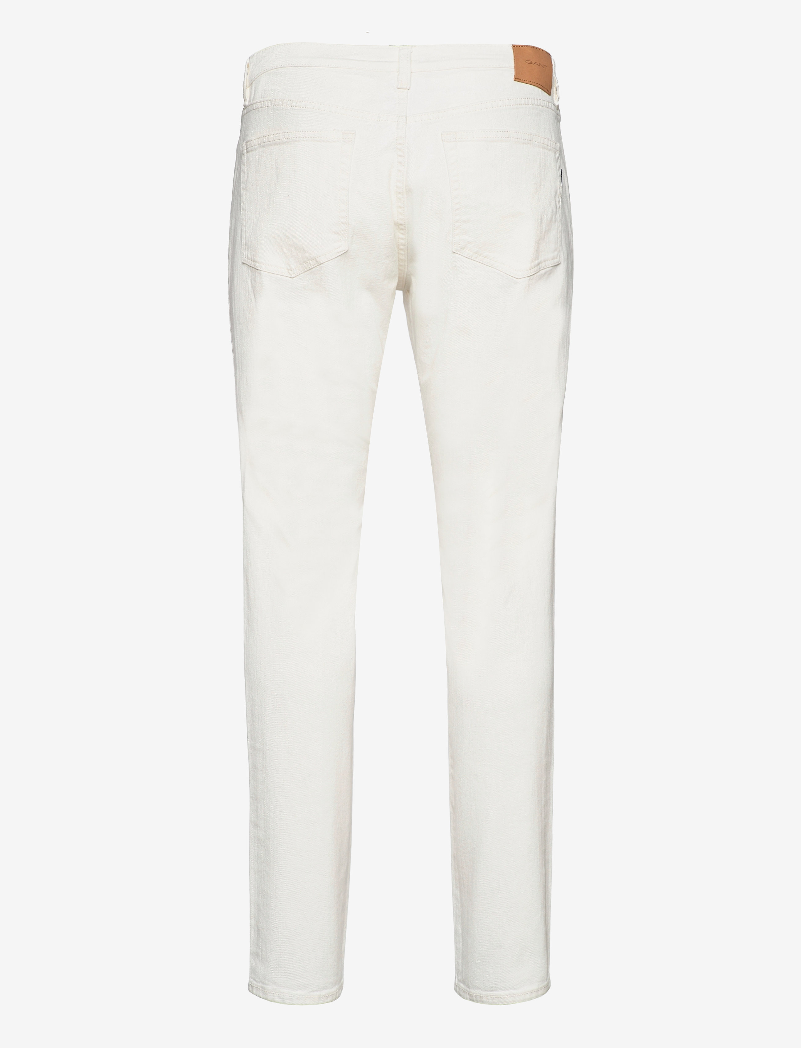 GANT - D2. SLIM ECRU JEANS - cream - 1