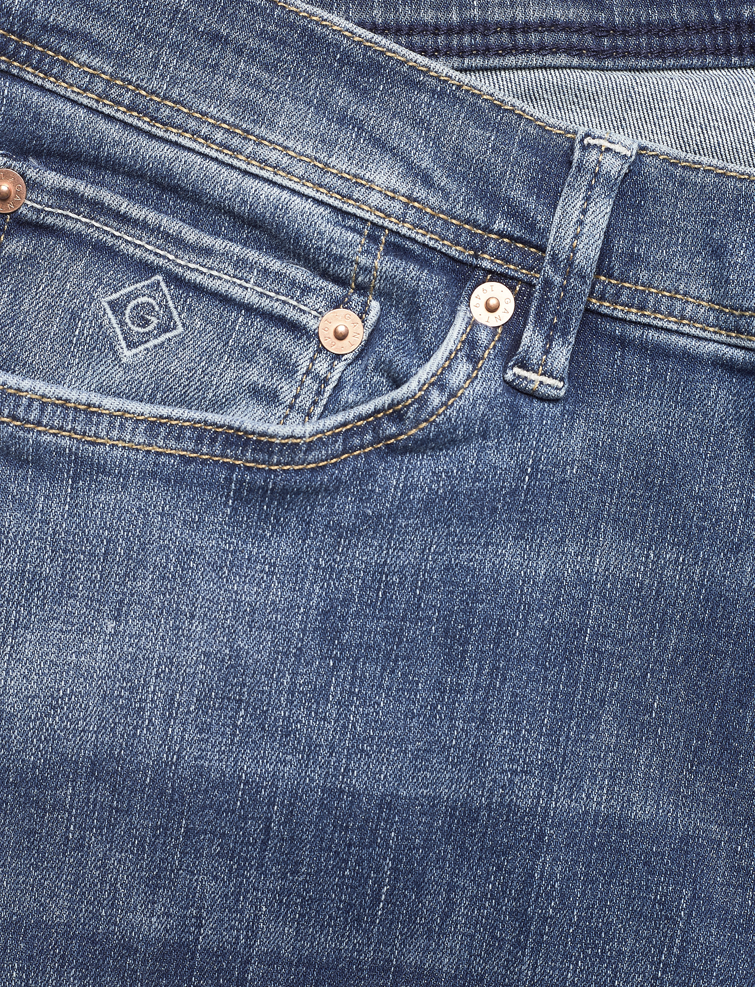 GANT - MAXEN ACTIVE-RECOVER JEANS - mid blue broken in - 3