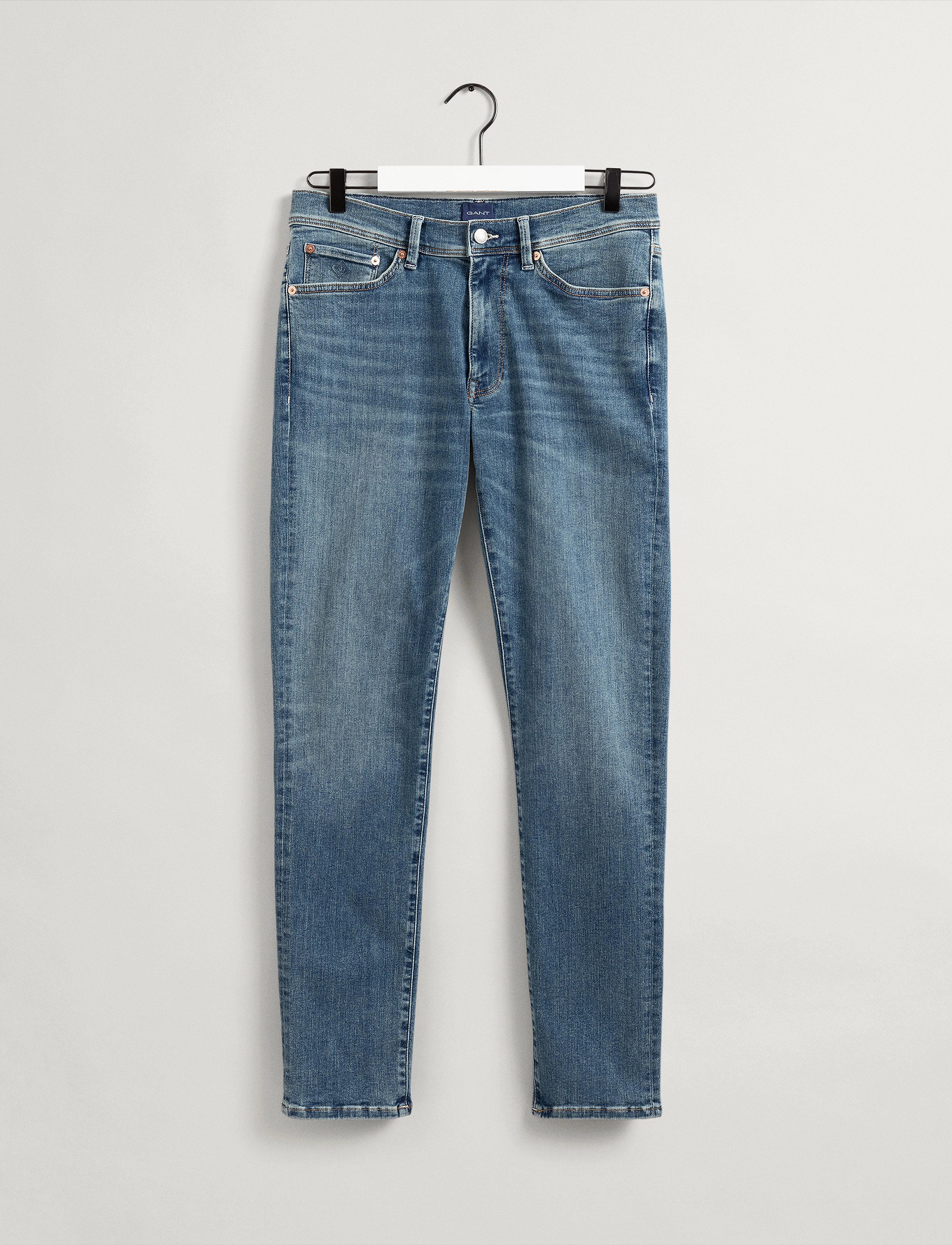 GANT - MAXEN ACTIVE-RECOVER JEANS - semi light blue vintage - 2