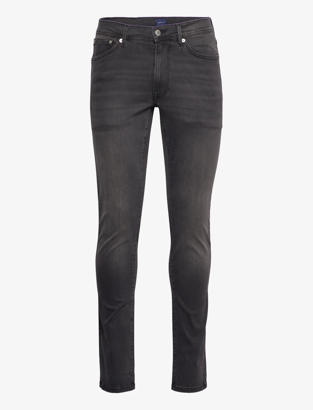 GANT - MAXEN ACTIVE-RECOVER BLK JEANS - slim jeans - black worn in - 0