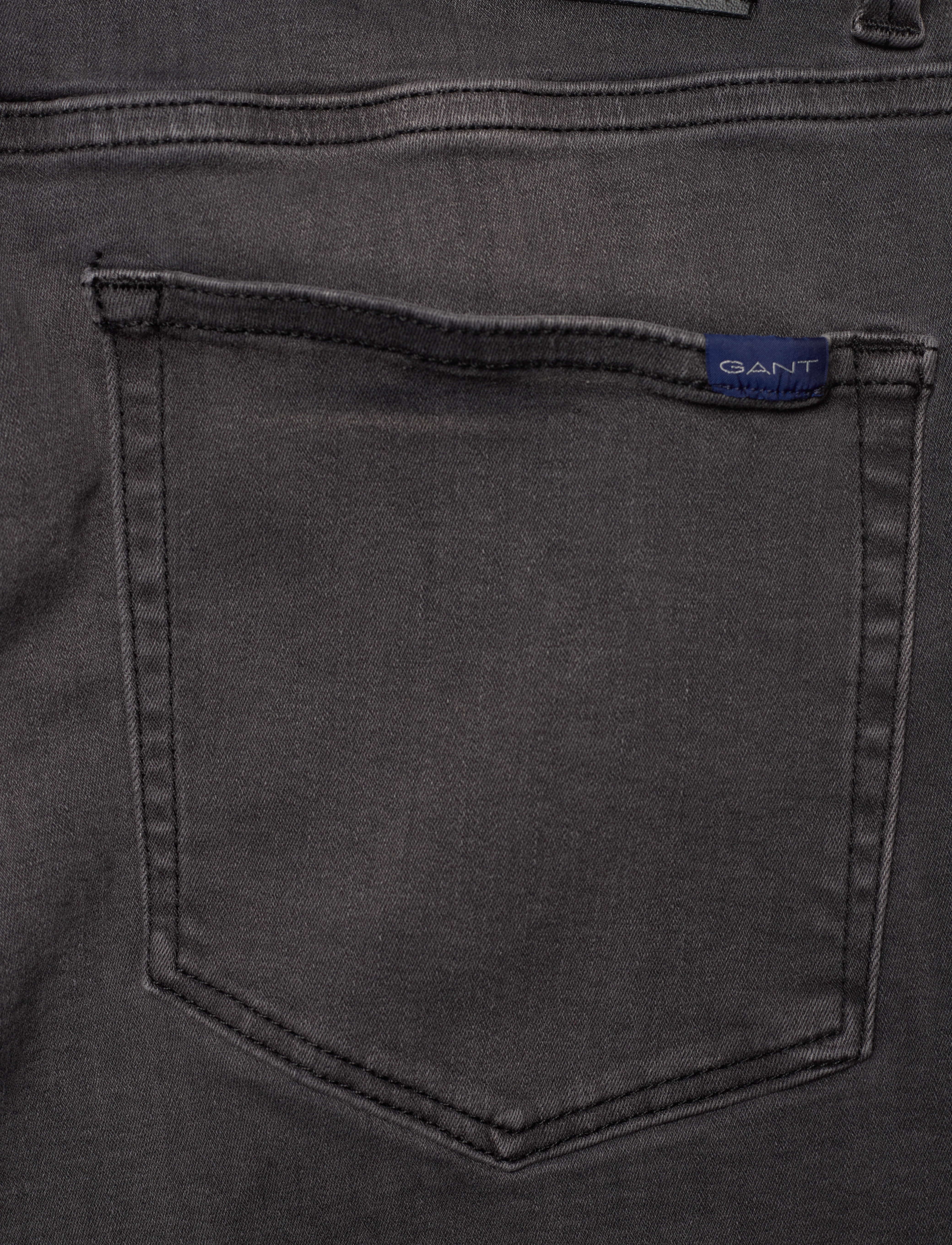 GANT - MAXEN ACTIVE-RECOVER BLK JEANS - black worn in - 3