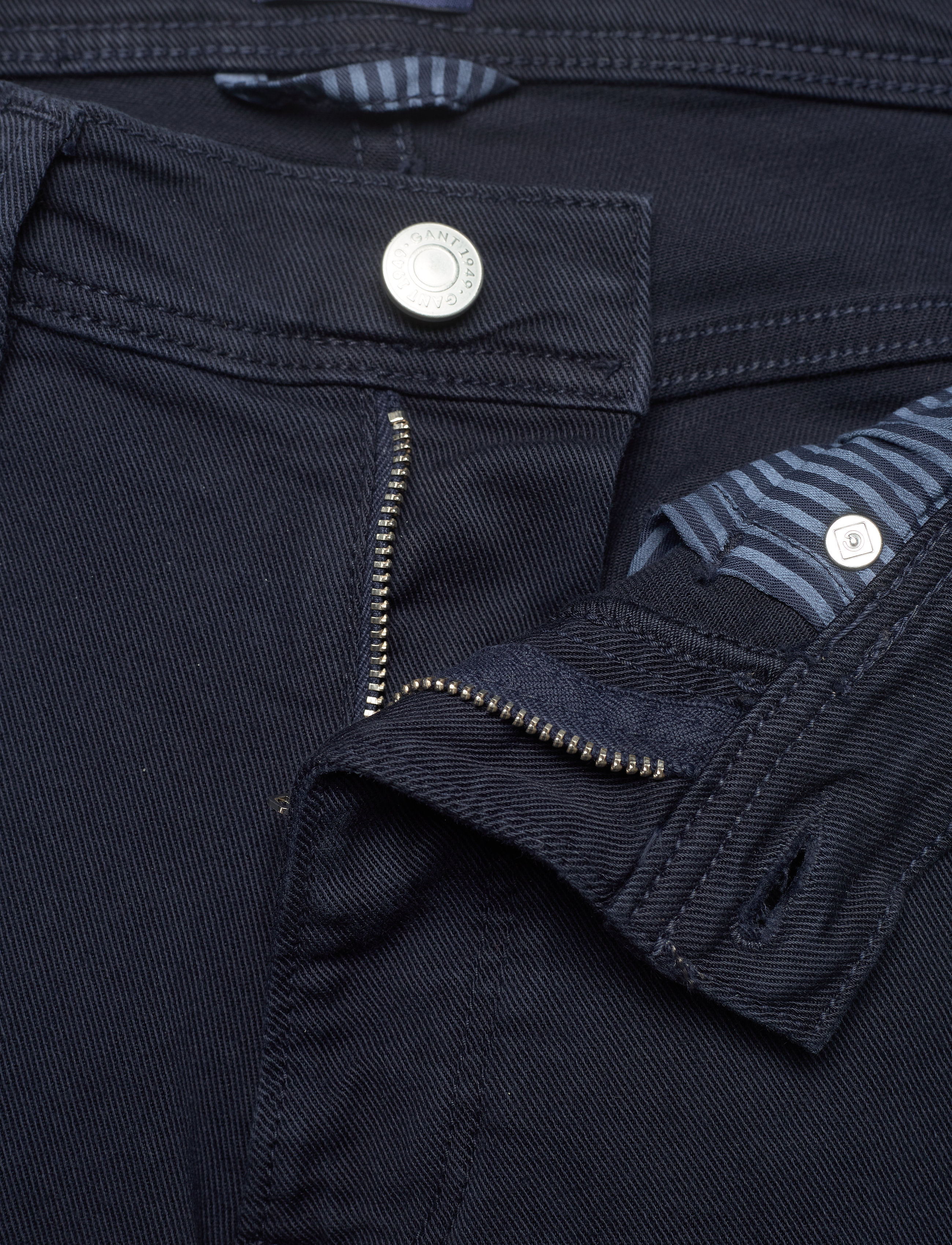 GANT - D1. MAXEN ACTIVE-RECOVER COL JEANS - marine - 3