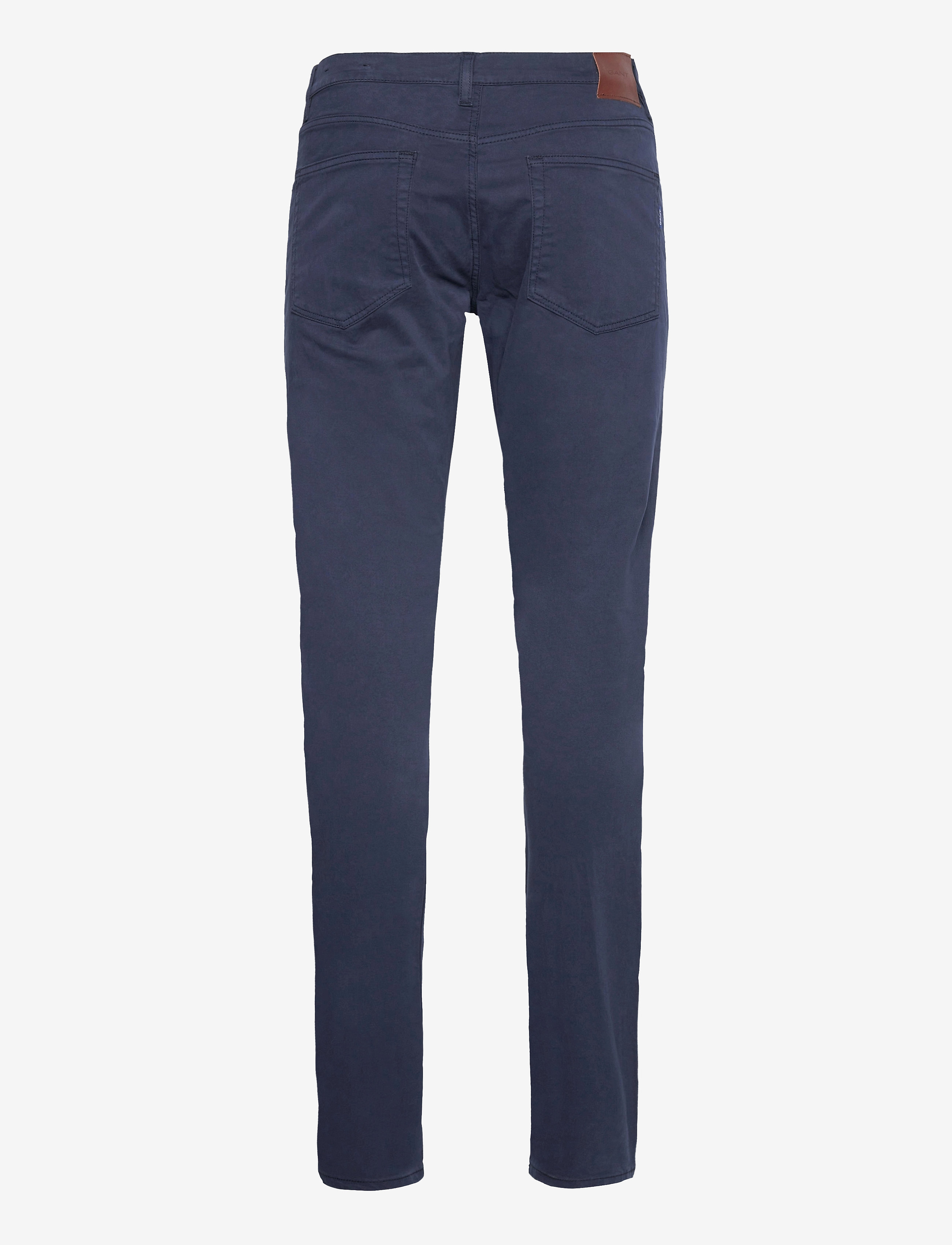 GANT - D1. TAPERED SATIN JEANS - marine - 1