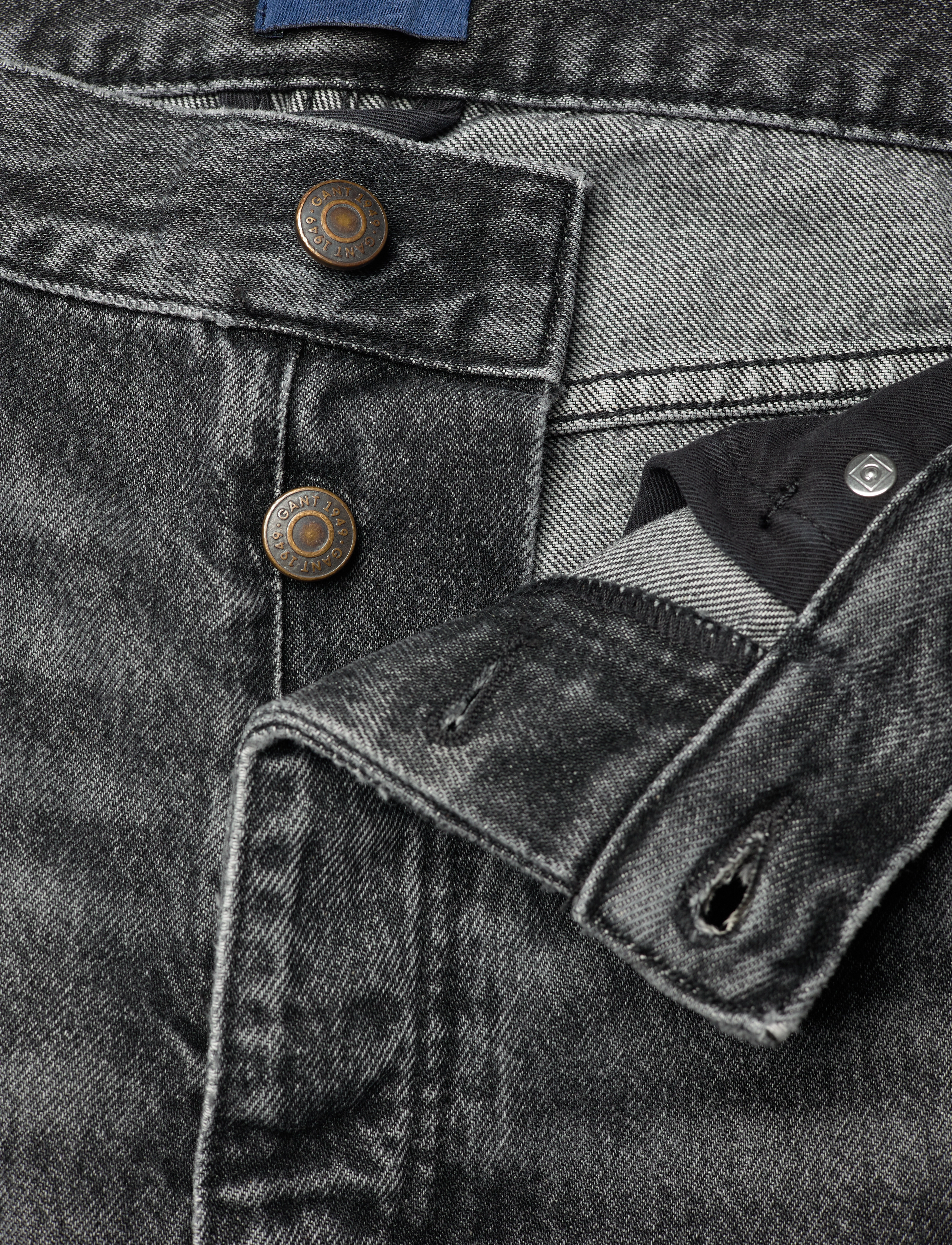 GANT - D2. HERITAGE WORN WASH JEANS - grey vintage - 3