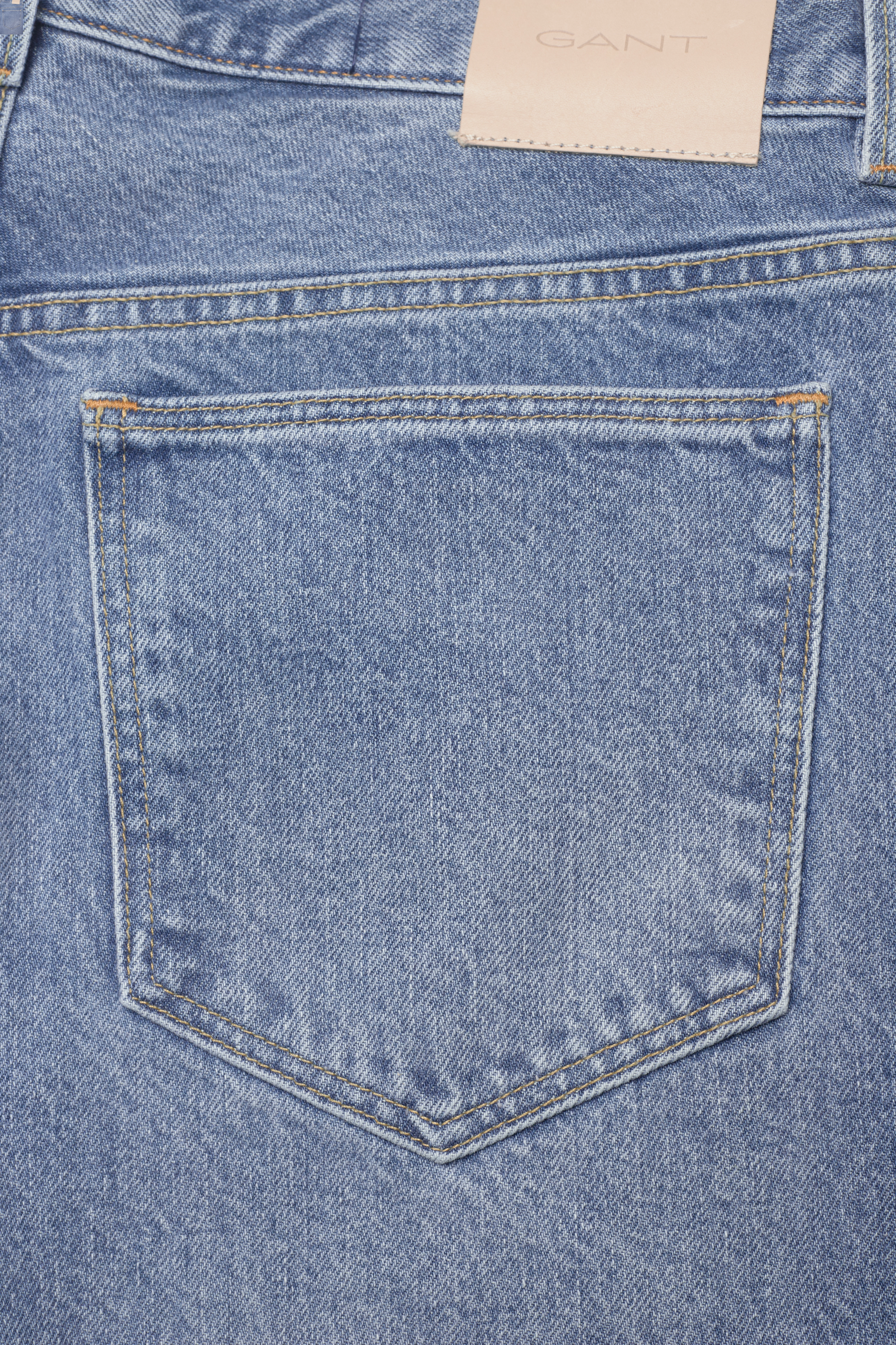 GANT - D2. LOOSE STRAIGHT JEANS - light blue vintage - 4