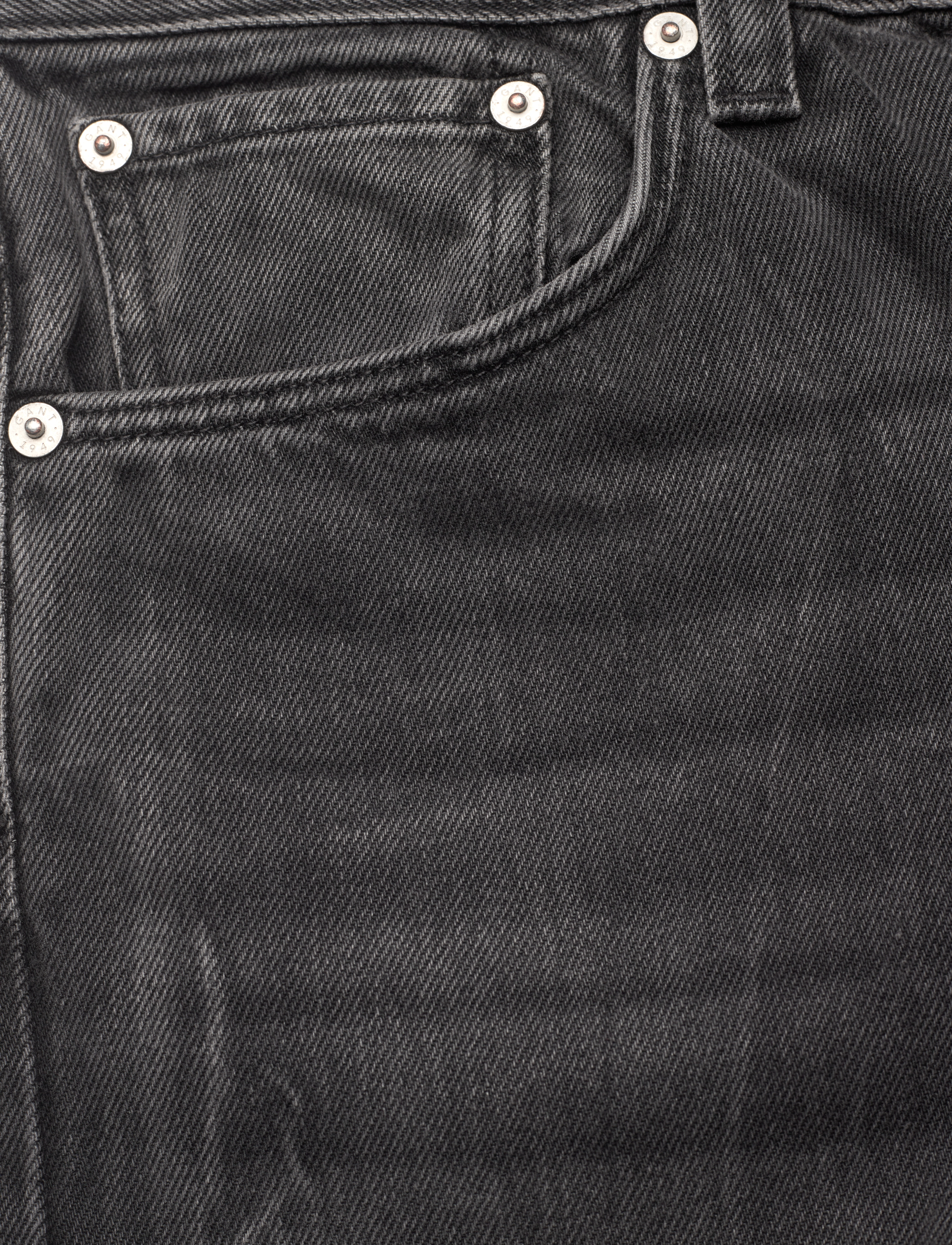 GANT - D1. HAYES VINTAGE WASH DENIMS - black worn in - 2