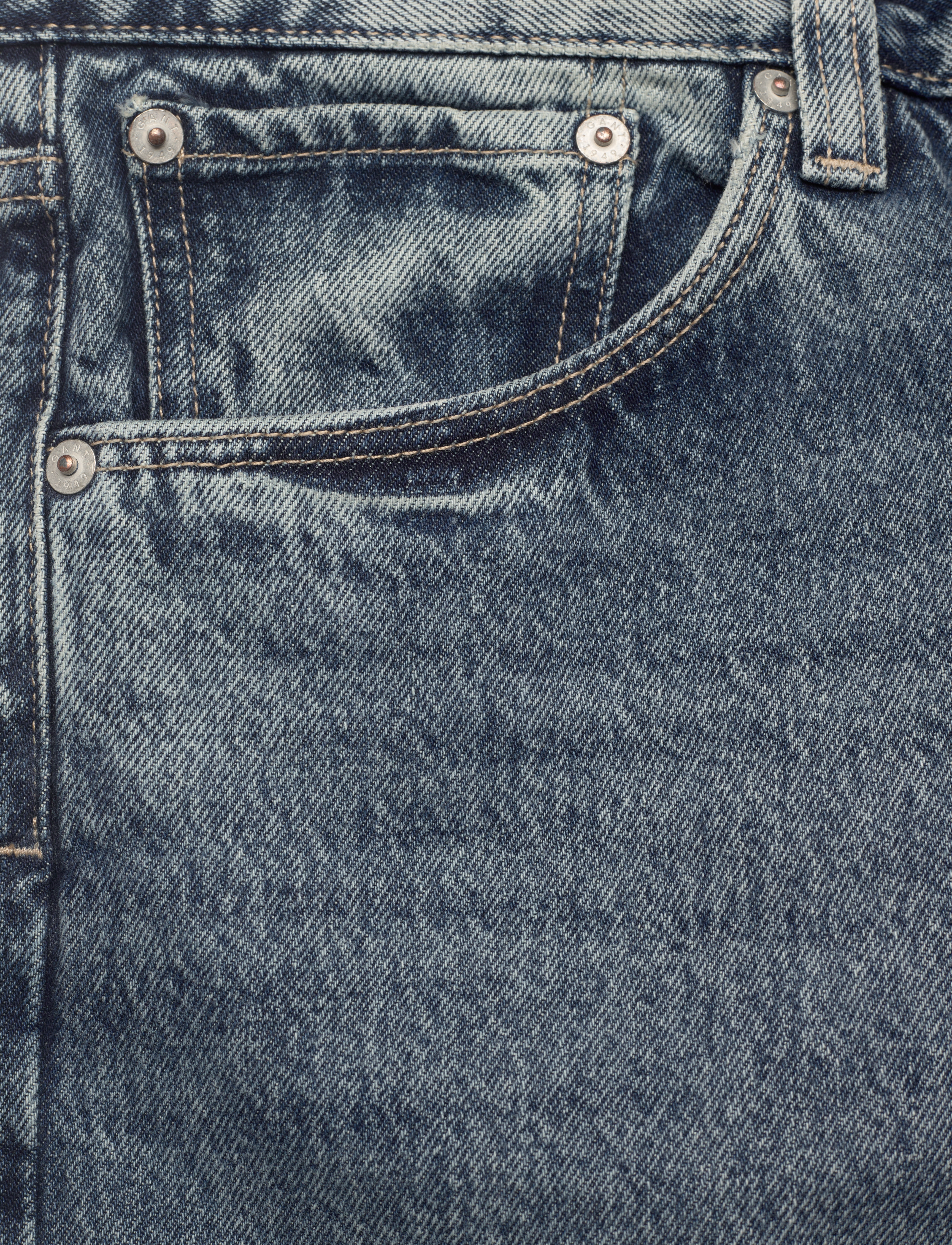 GANT - D1. HAYES VINTAGE WASH DENIMS - semi light blue vintage - 2