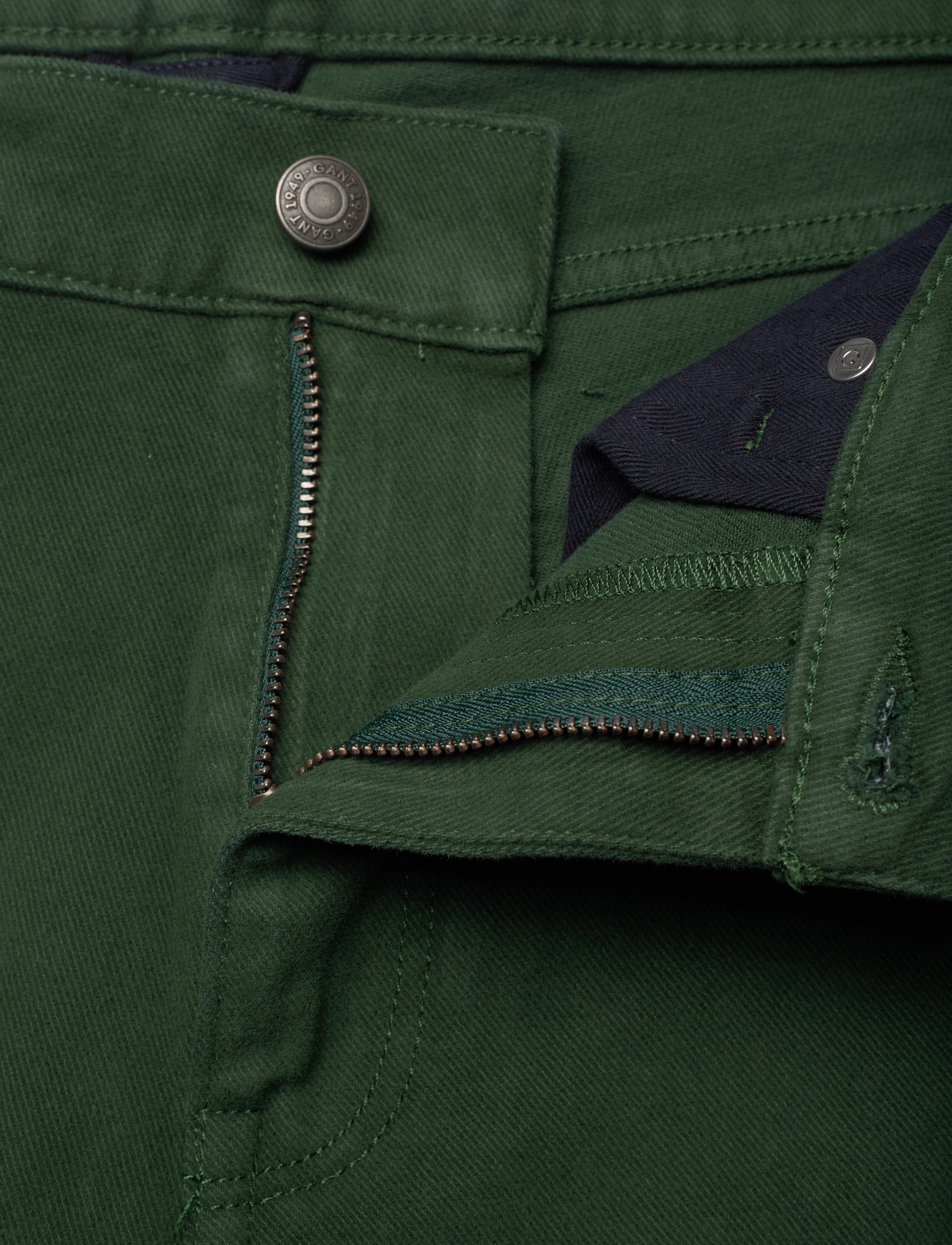 GANT - D1. ARLEY SOFT TWILL JEANS - storm green - 3
