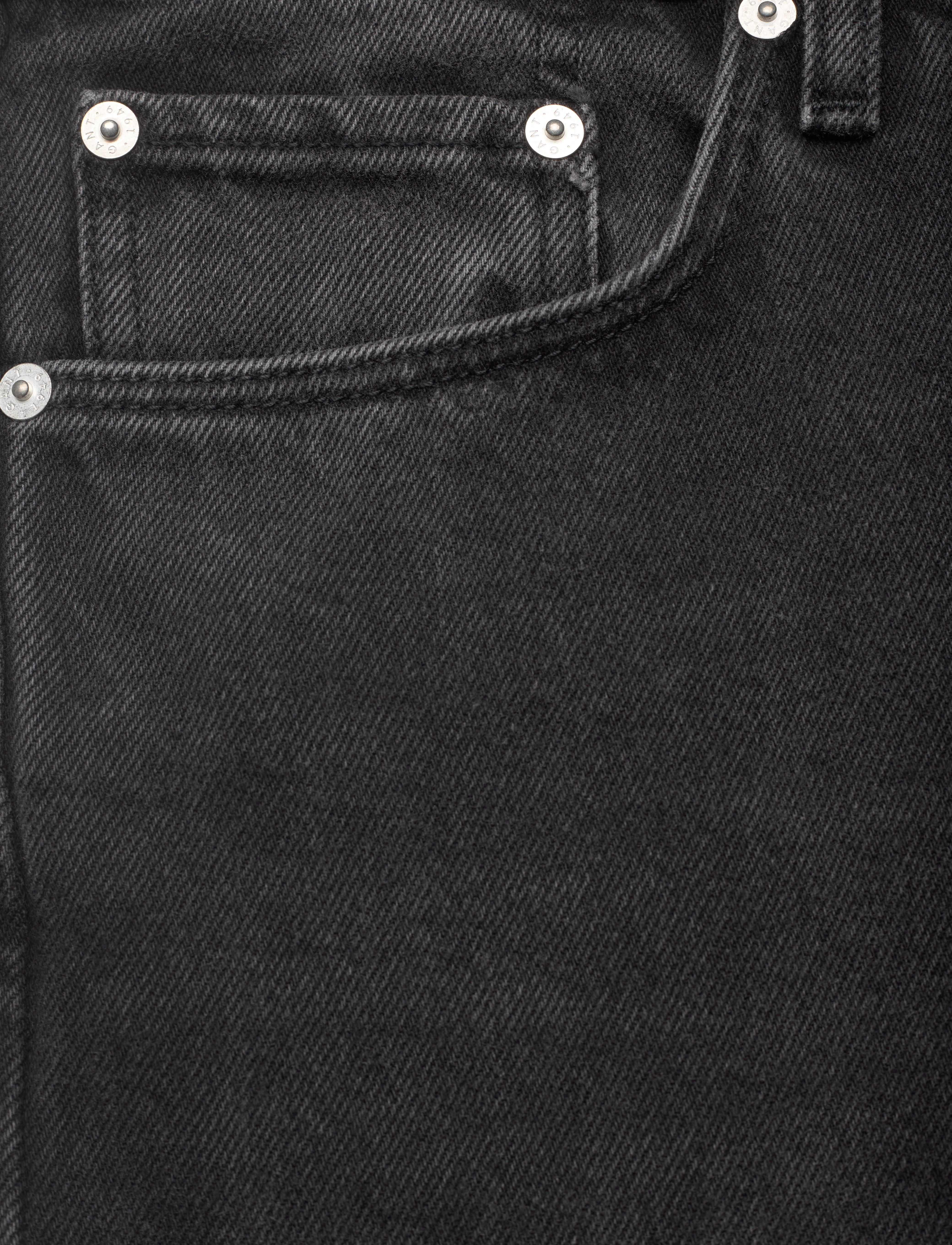 GANT - D1. ARLEY EXPRESSIVE WASH JEANS - black worn in - 2