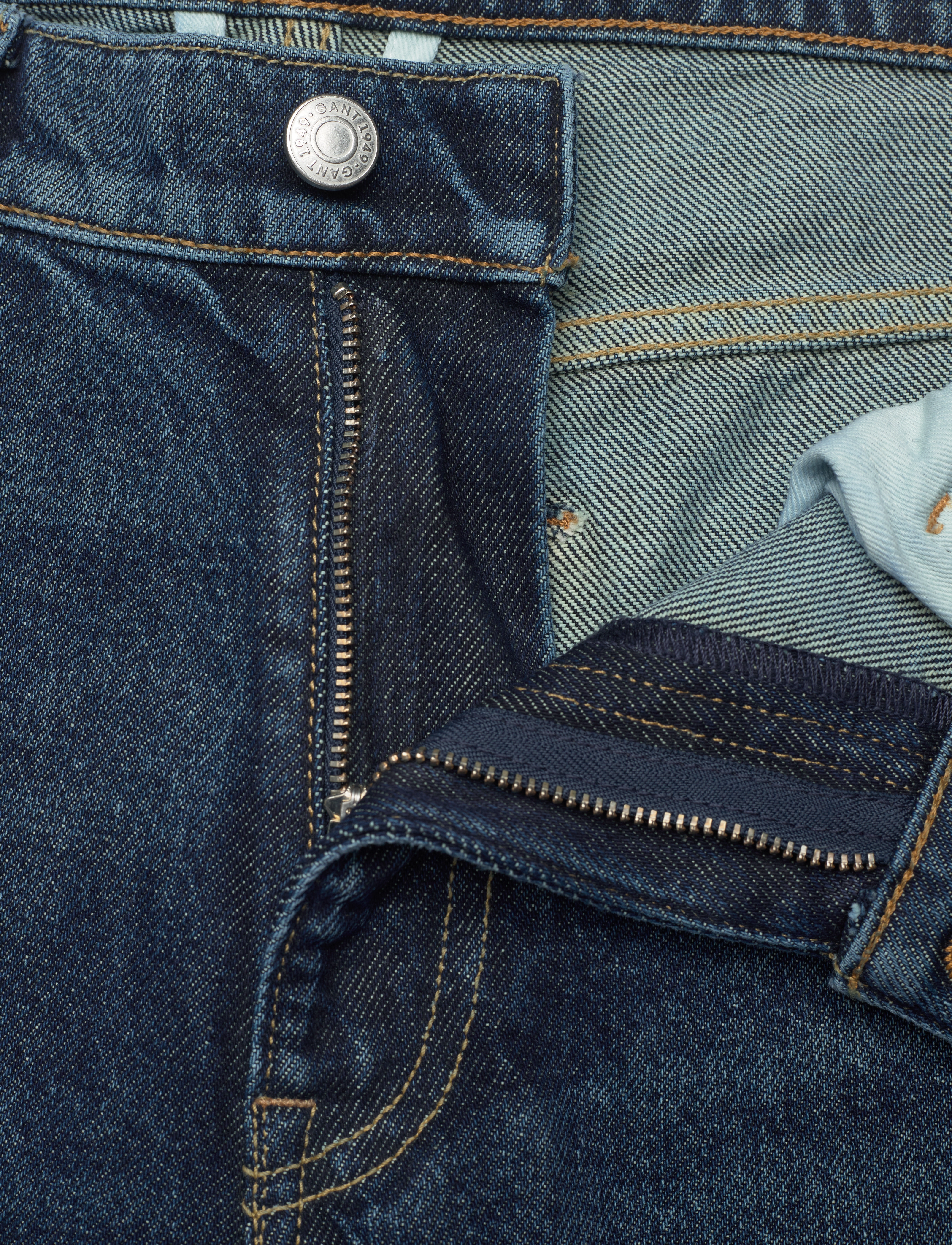 GANT - D1. HAYES AUTHENTIC JEANS - semi light blue vintage - 3