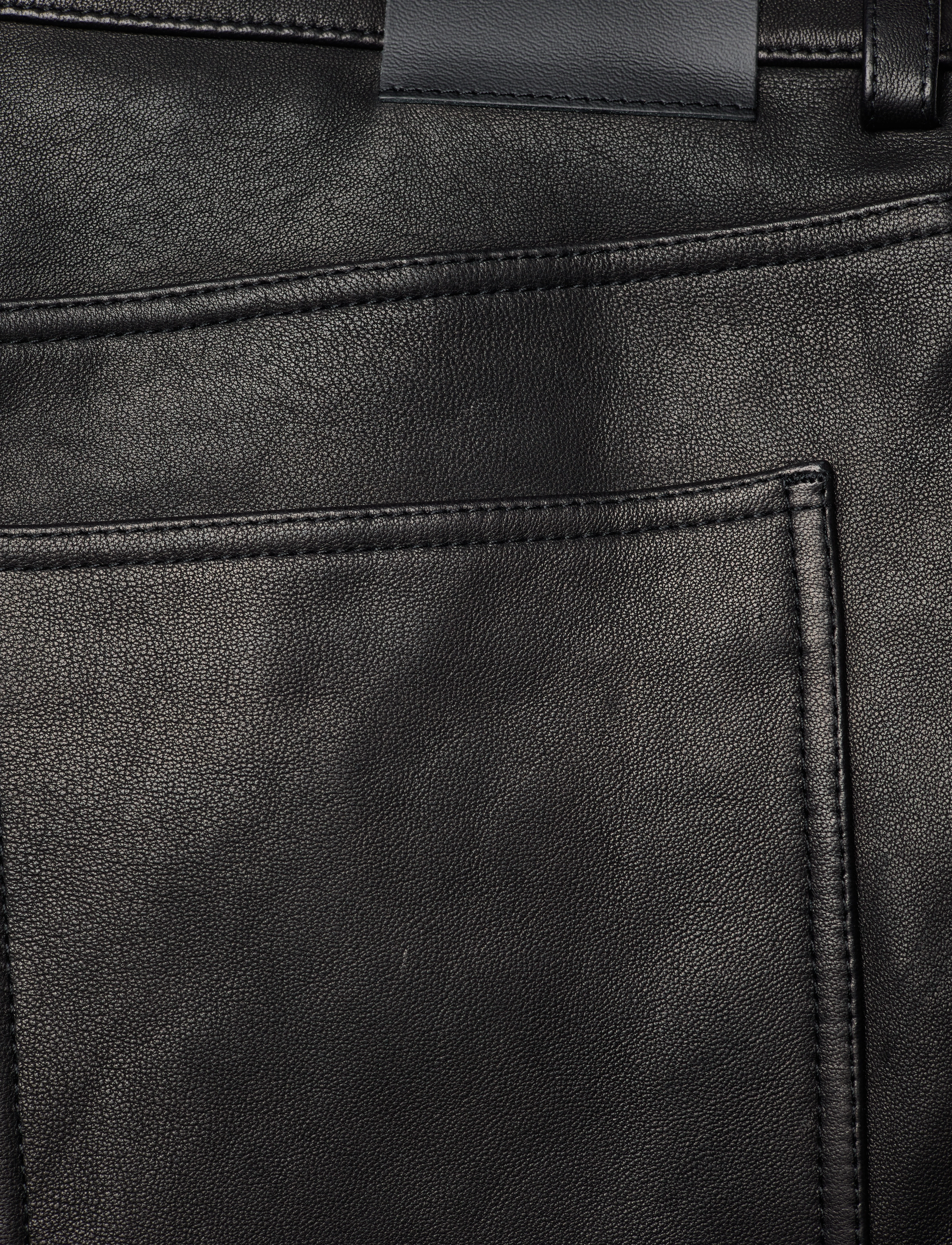 GANT - D1. LEATHER JEANS - black - 4
