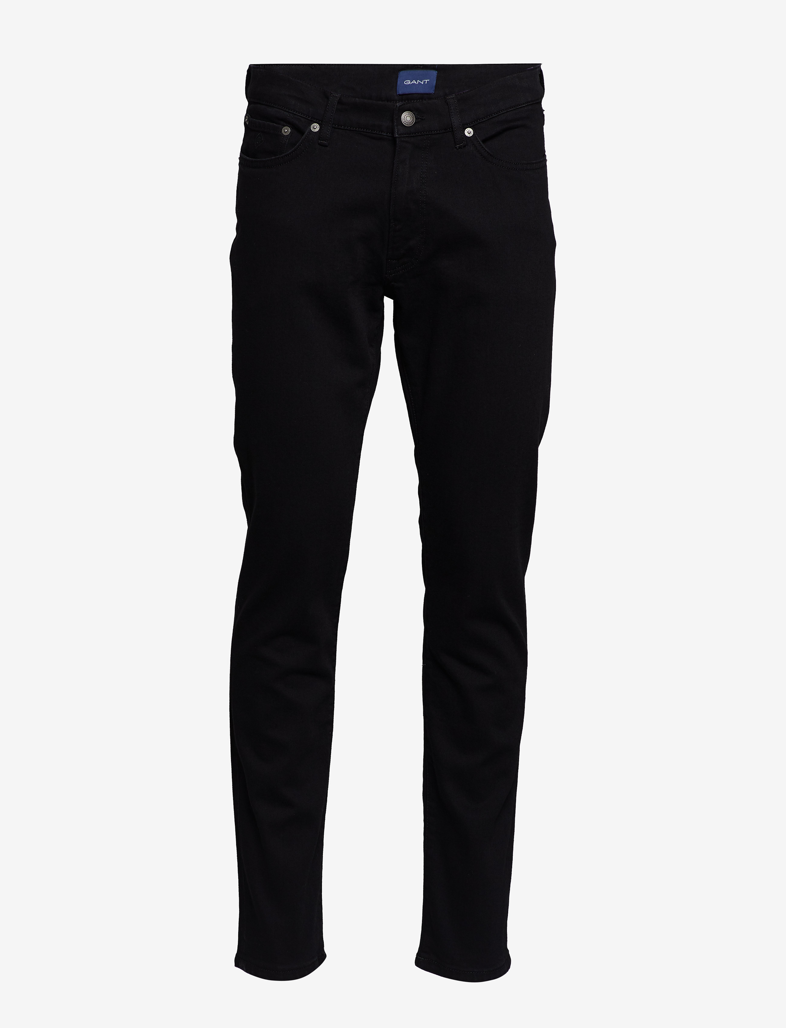 GANT - D1. SLIM BLACK GANT JEANS - black worn in - 0
