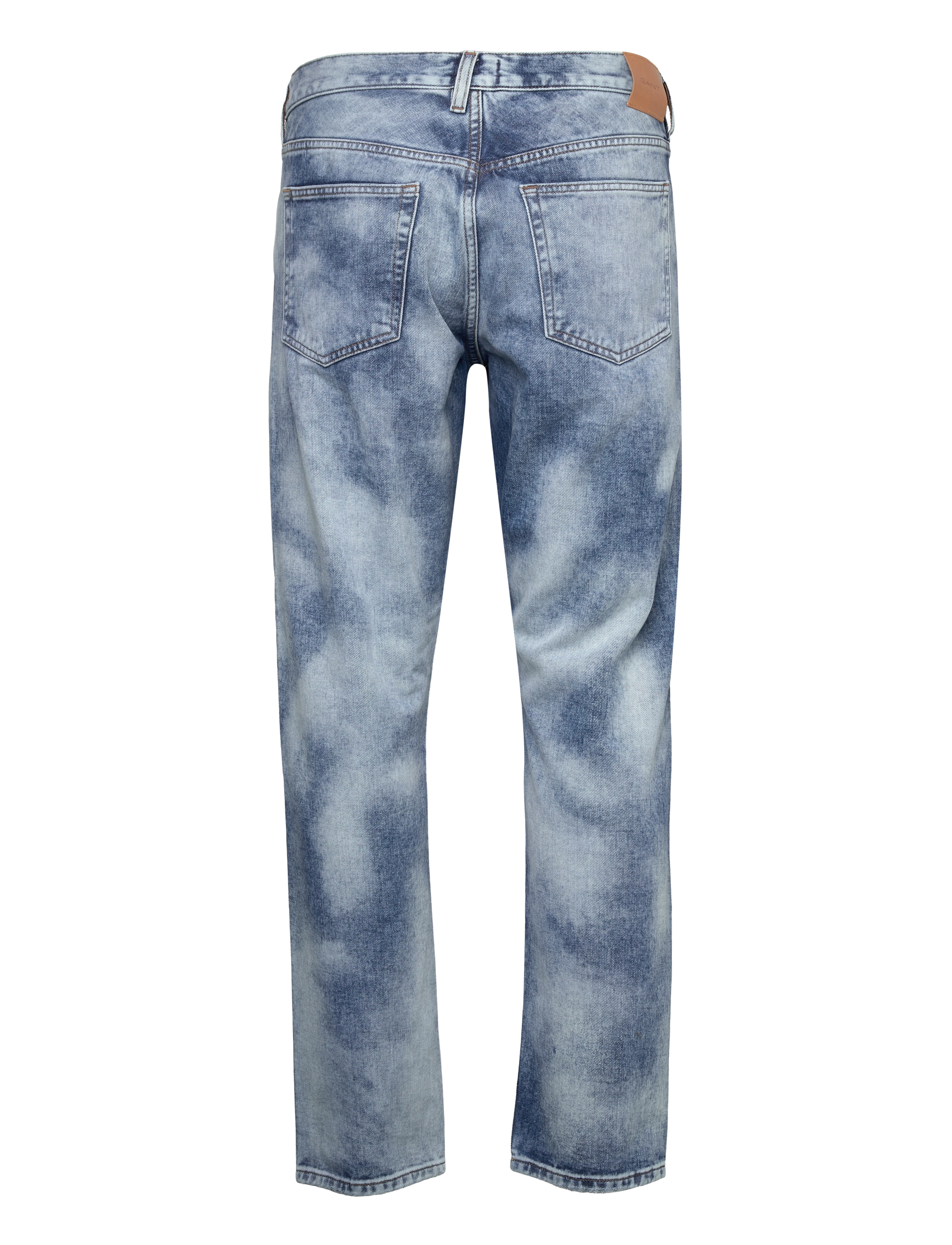 GANT - D2. BLEACH JEANS - mid blue vintage - 1