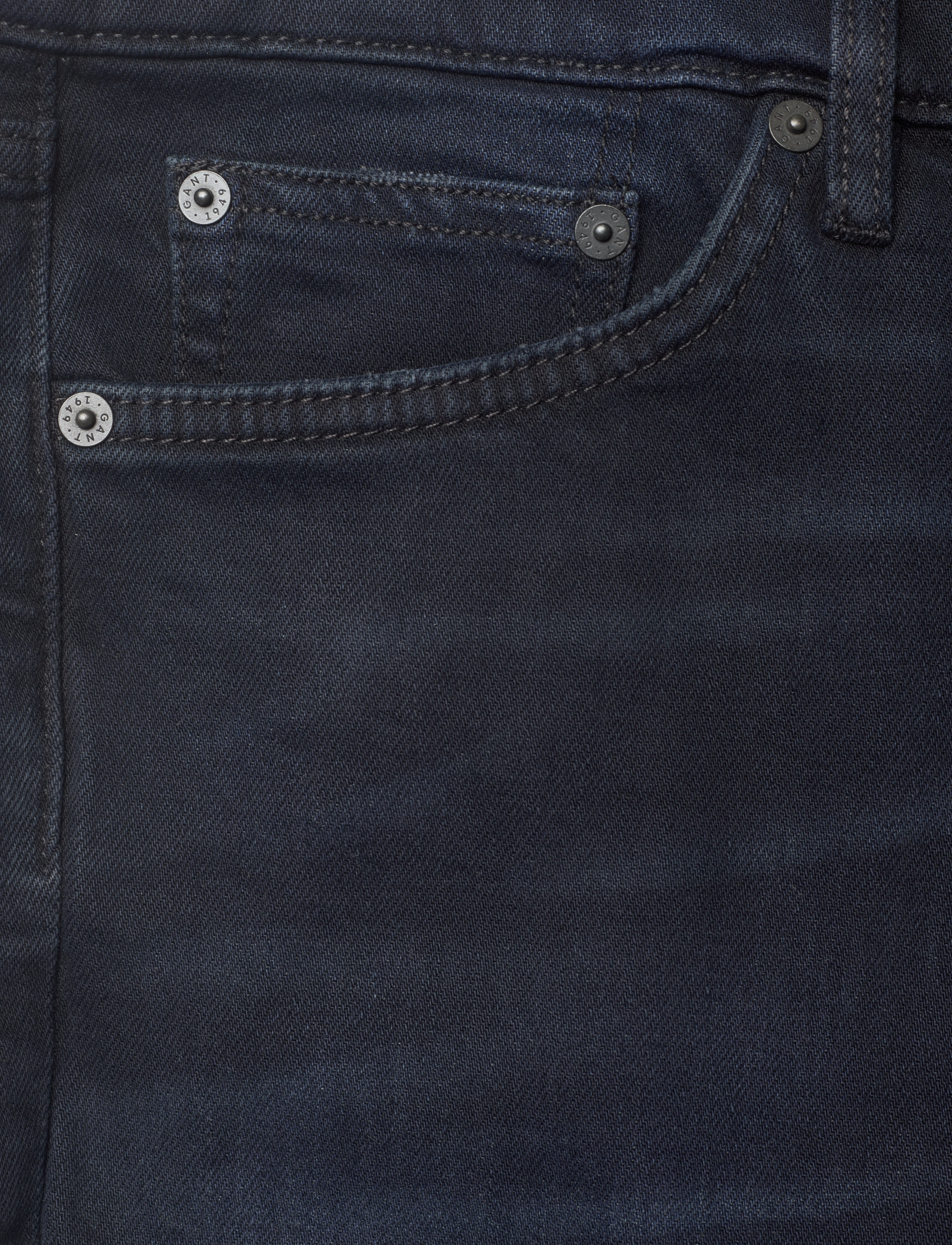 GANT - REGULAR GANT ARCHIVE WASH JEANS - black vintage - 2