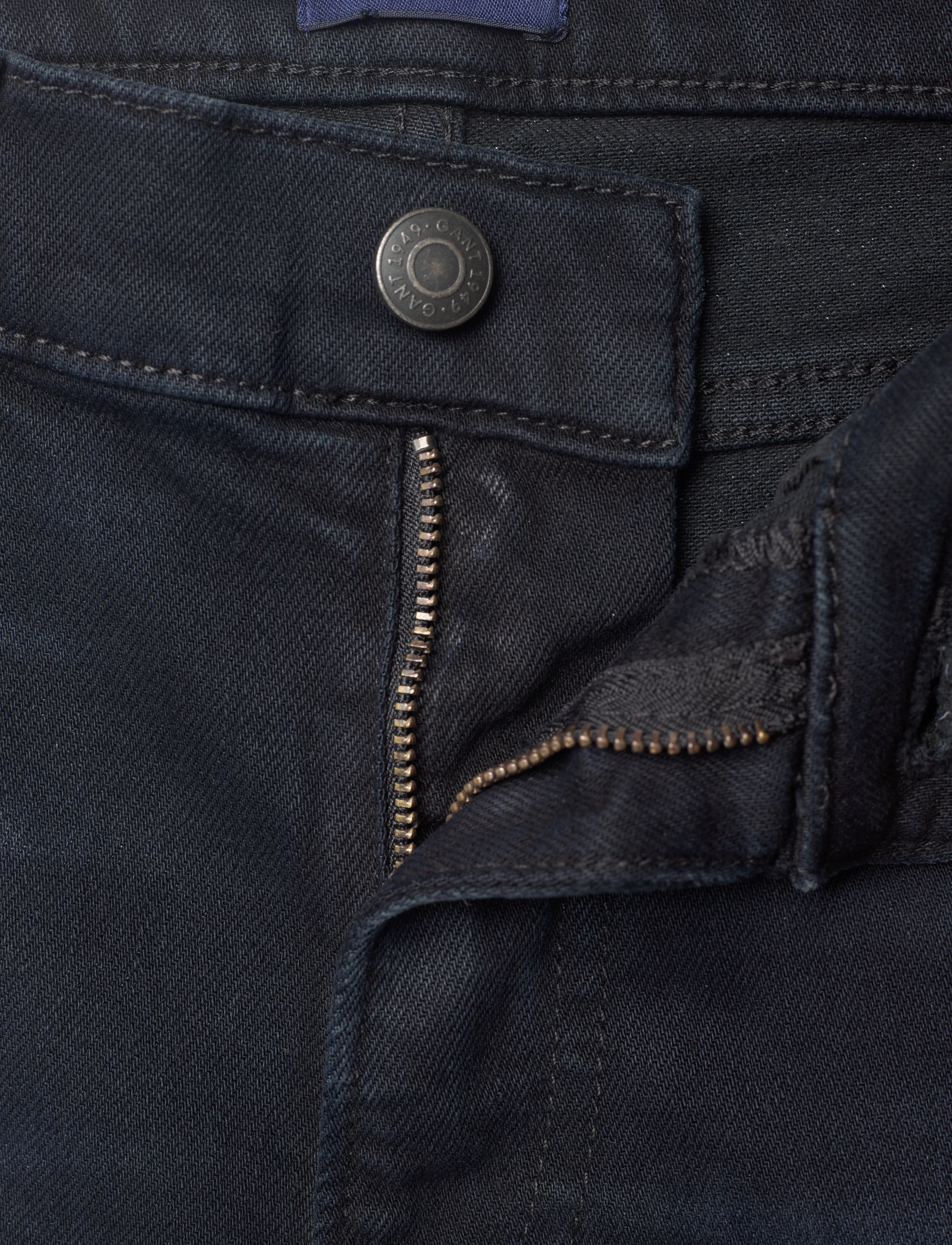 GANT - REGULAR GANT ARCHIVE WASH JEANS - black vintage - 3