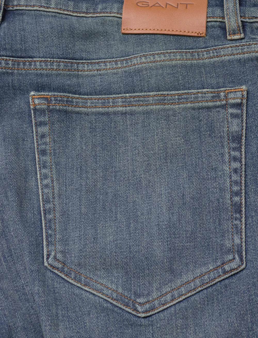GANT - REGULAR GANT ARCHIVE WASH JEANS - tavalised teksad - semi light blue archive - 4