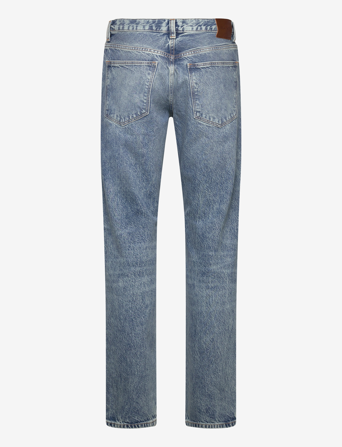 GANT - LIGHT BLUE STRAIGHT JEANS - regular jeans - light blue worn in - 1