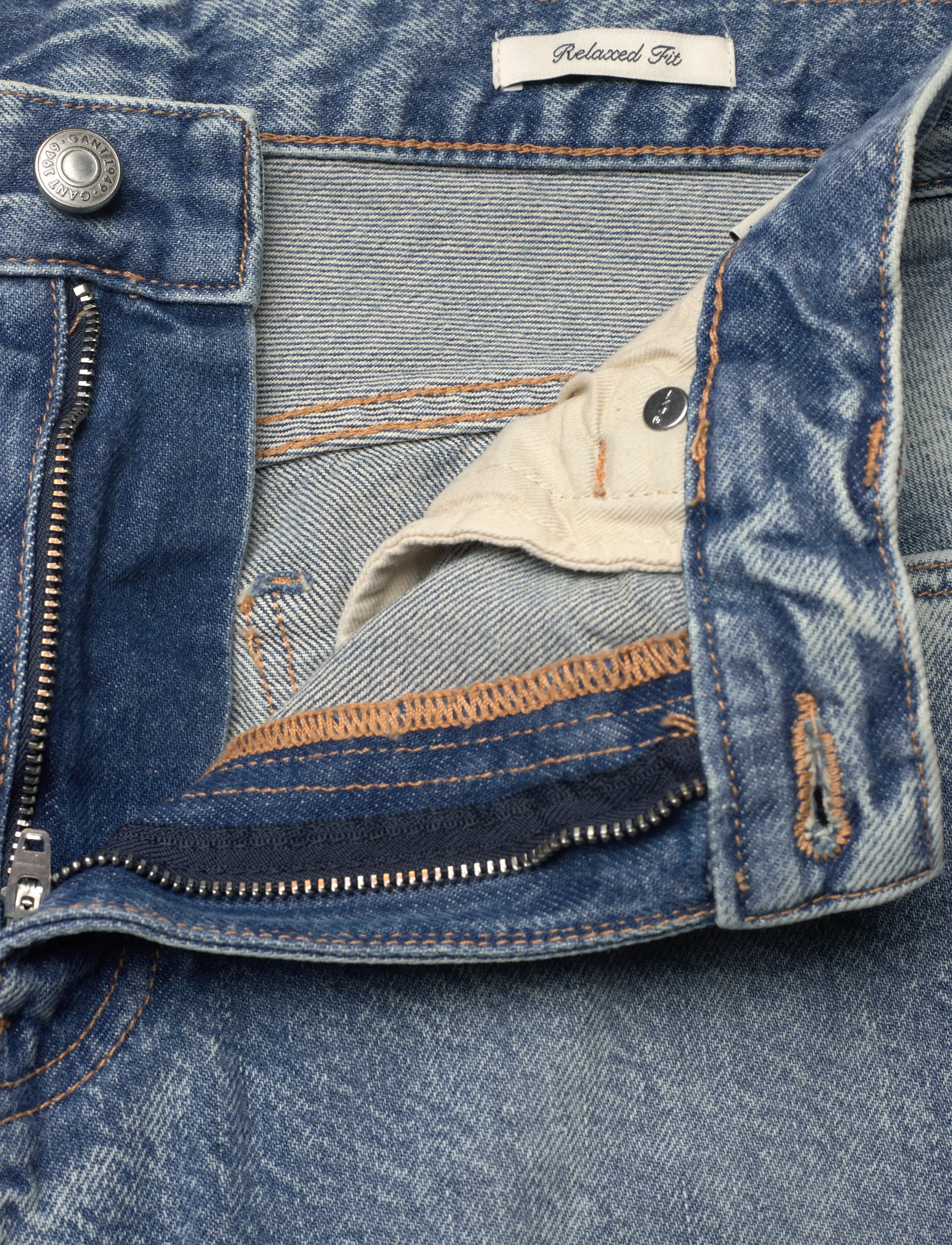 Gant - LIGHT BLUE STRAIGHT JEANS - regular jeans - light blue worn in - 3