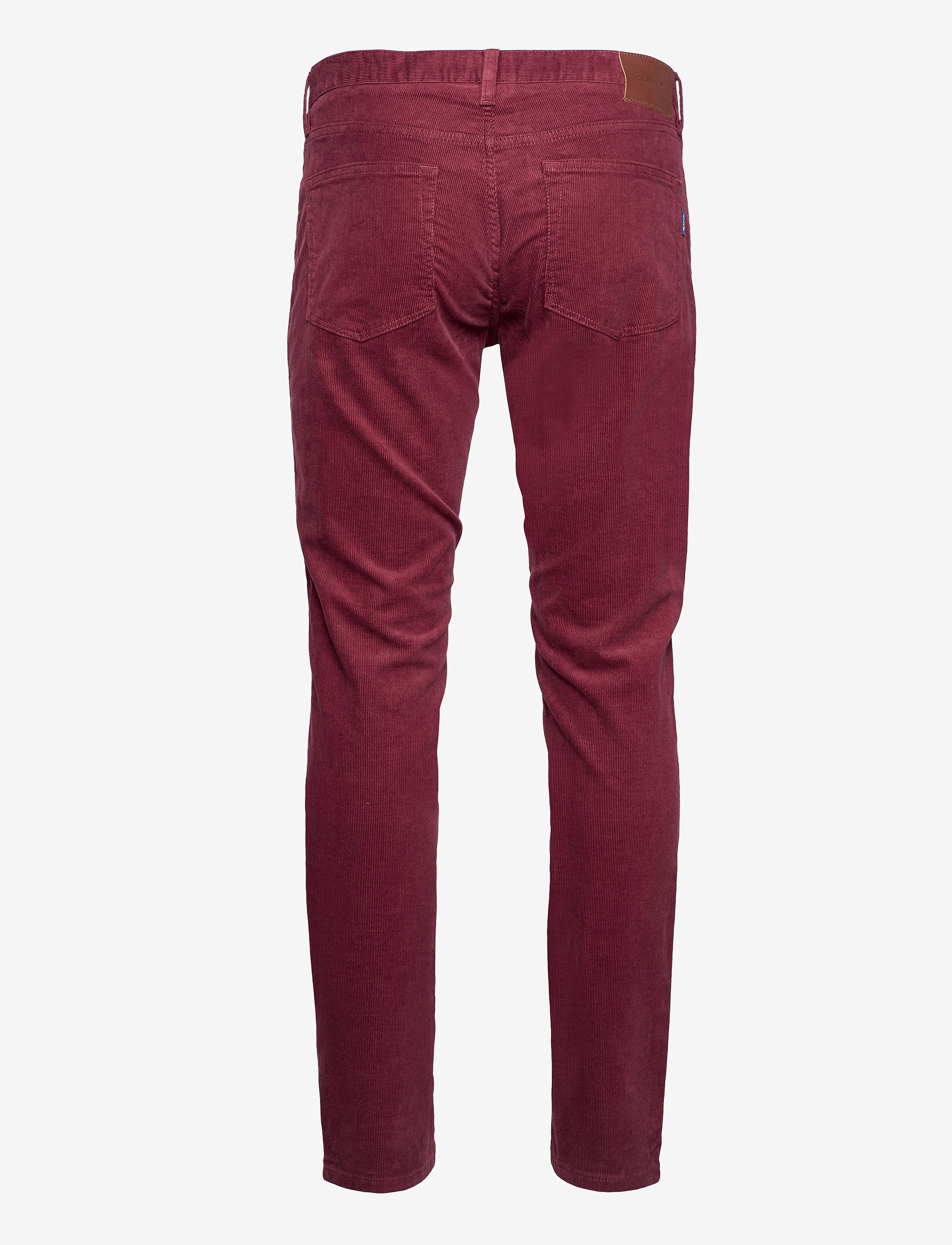 GANT - D1. SLIM CORD JEANS - port red - 1