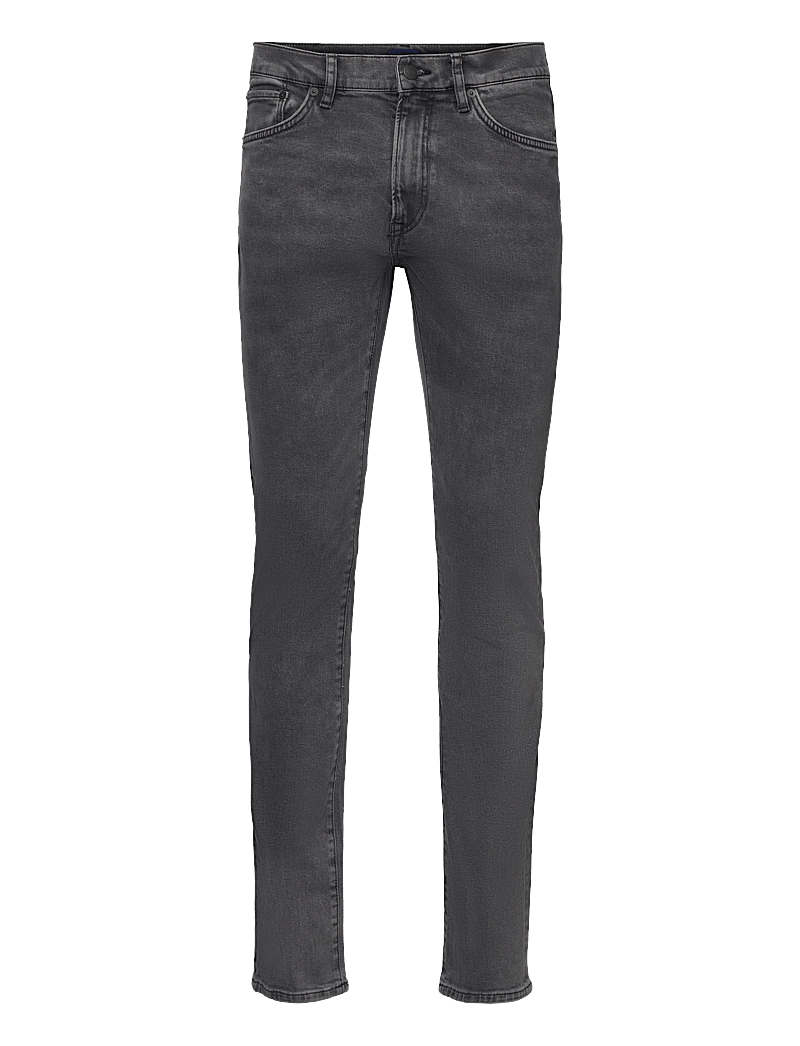 Gant - REGULAR GANT BLACK WASH JEANS - regular jeans - black - 1