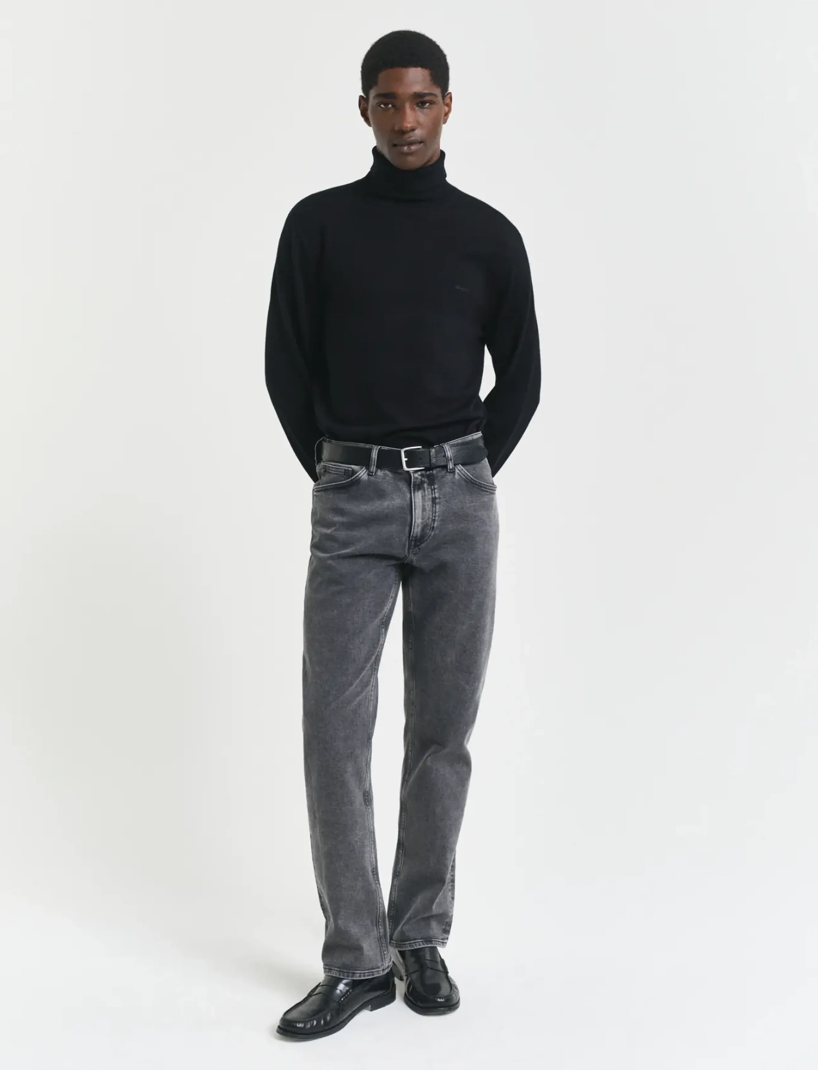 Gant Regular Black Wash Jeans, 30 x 30, Blau - Regular, Männerswear