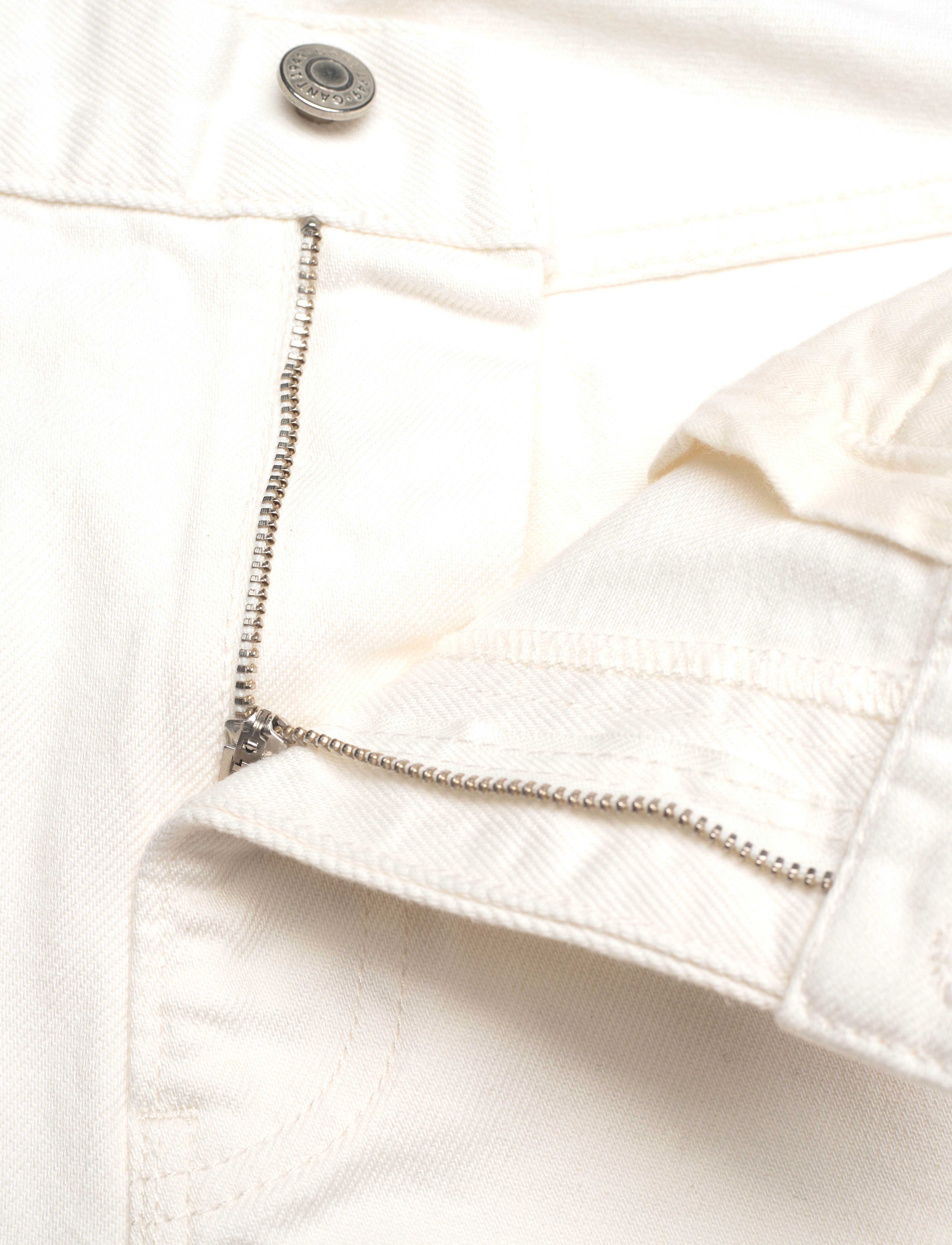 Gant - WHITE STRAIGHT JEANS - loose jeans - eggshell - 3