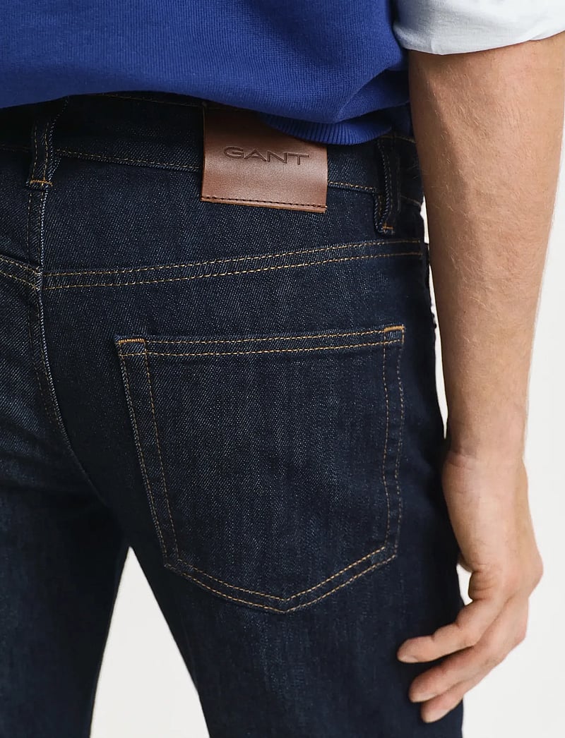 GANT - SLIM GANT JEANS - slim jeans - dark blue - 4