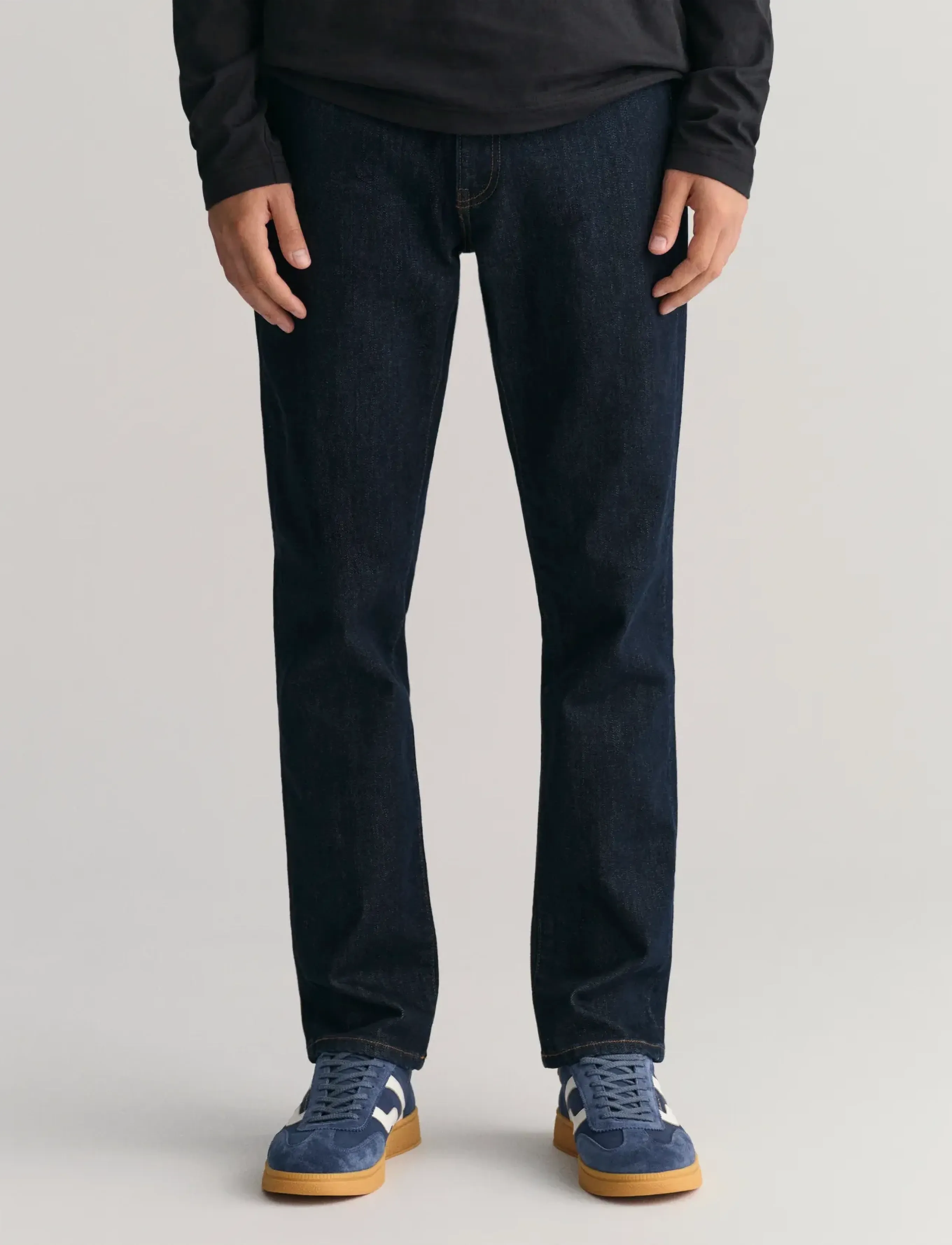 Gant SLIM GANT JEANS - Riided - DARK BLUE / navy