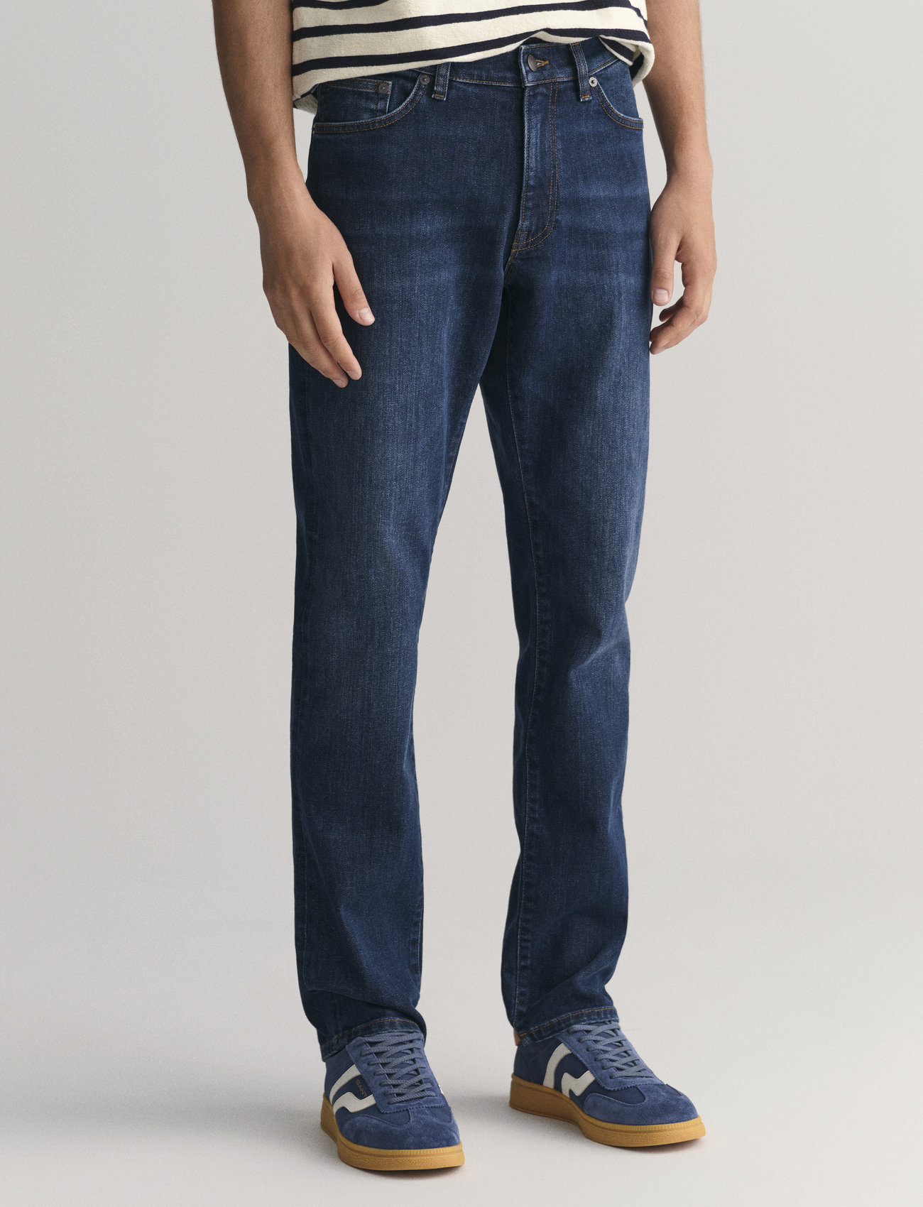 GANT - SLIM GANT JEANS - slim jeans - dark blue worn in - 0