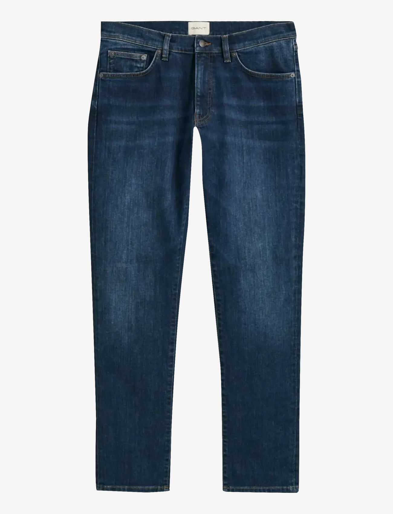 Gant - SLIM GANT JEANS - slim fit jeans - dark blue worn in - 1