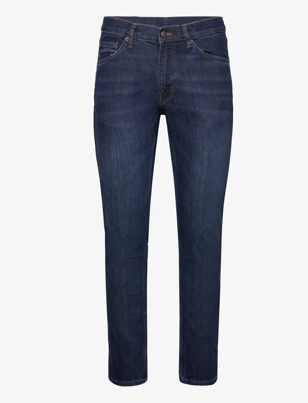 GANT - SLIM GANT JEANS - kitsad teksad - dark blue worn in - 1