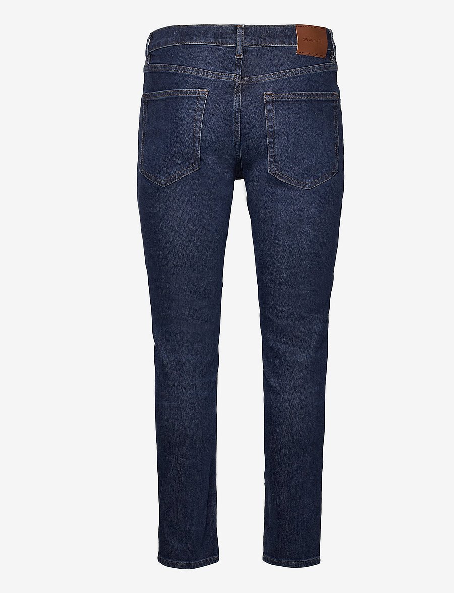 Gant - SLIM GANT JEANS - slim jeans - dark blue worn in - 2