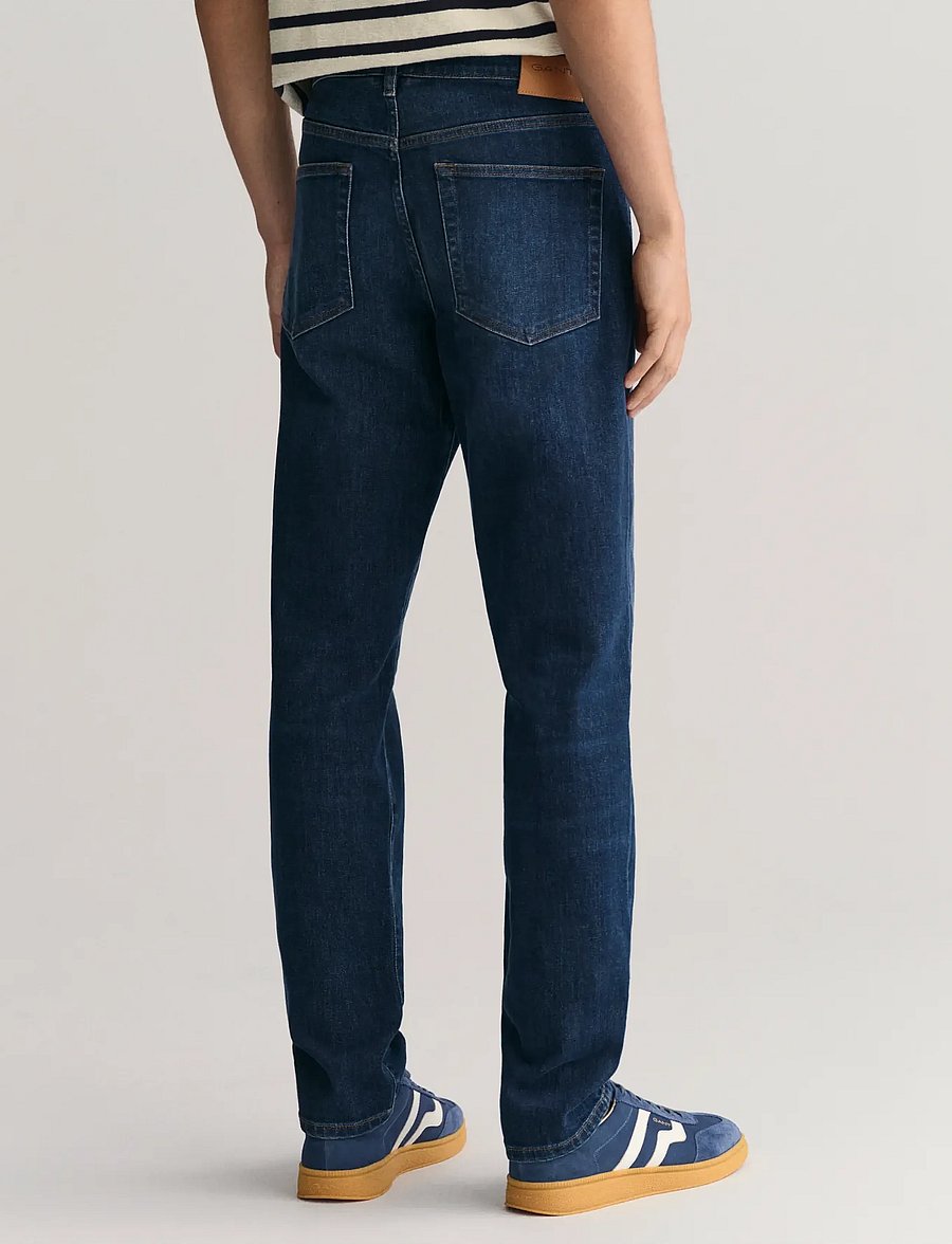 Gant - SLIM GANT JEANS - slim jeans - dark blue worn in - 5