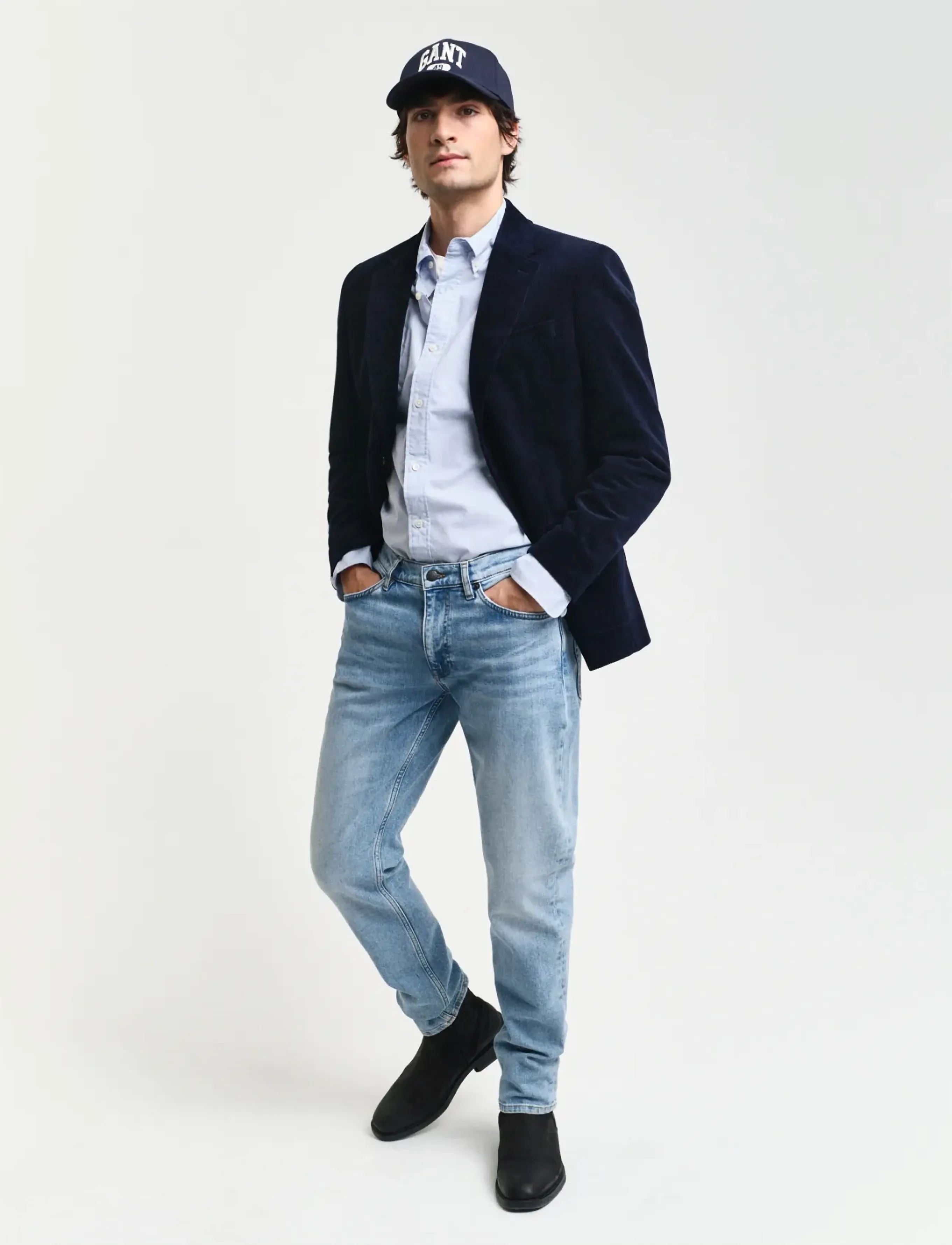 Gant Slim Jeans, 30 x 30, Blau - Slim, Männerswear