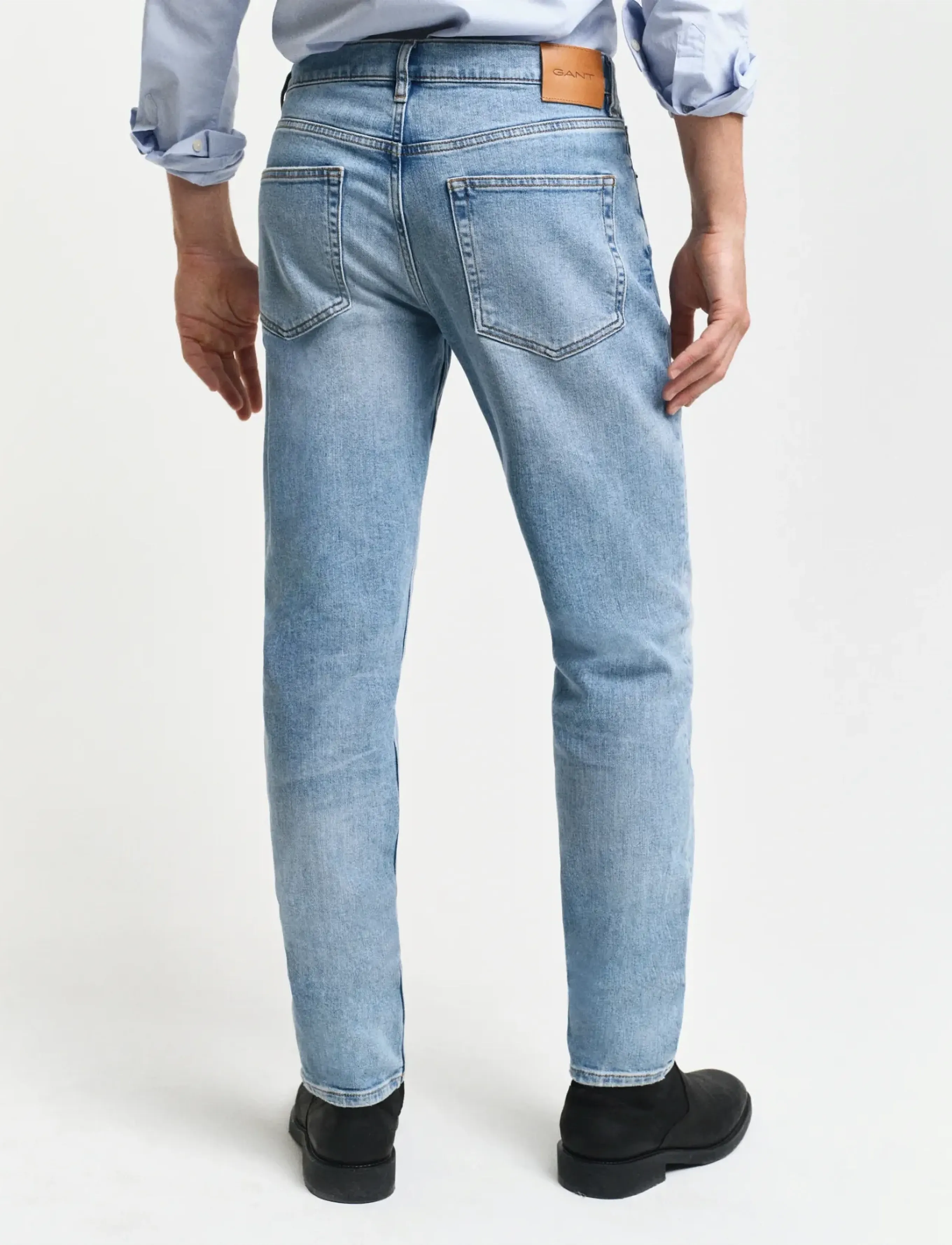 Gant jeans med smal passform herr – bild 5