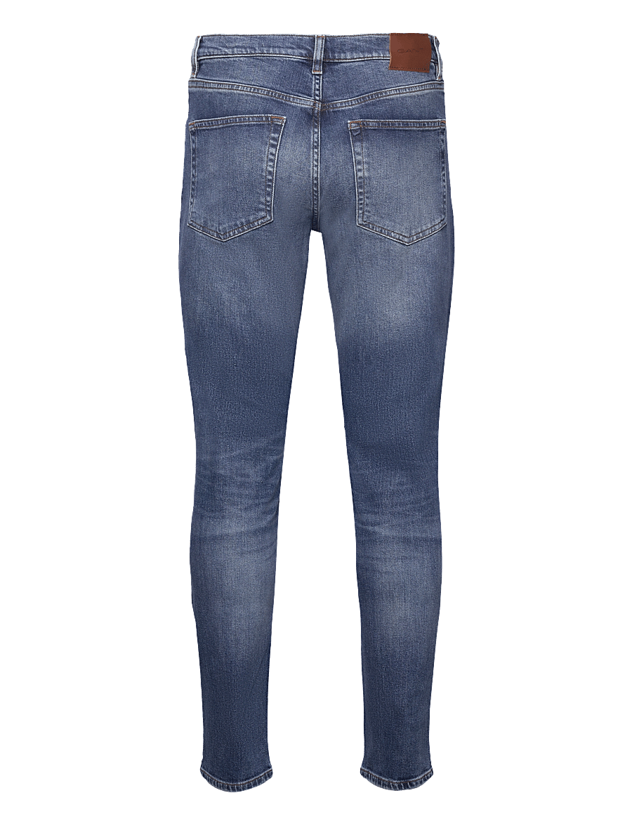 Gant - SLIM GANT JEANS - slim fit jeans - mid blue vintage - 2