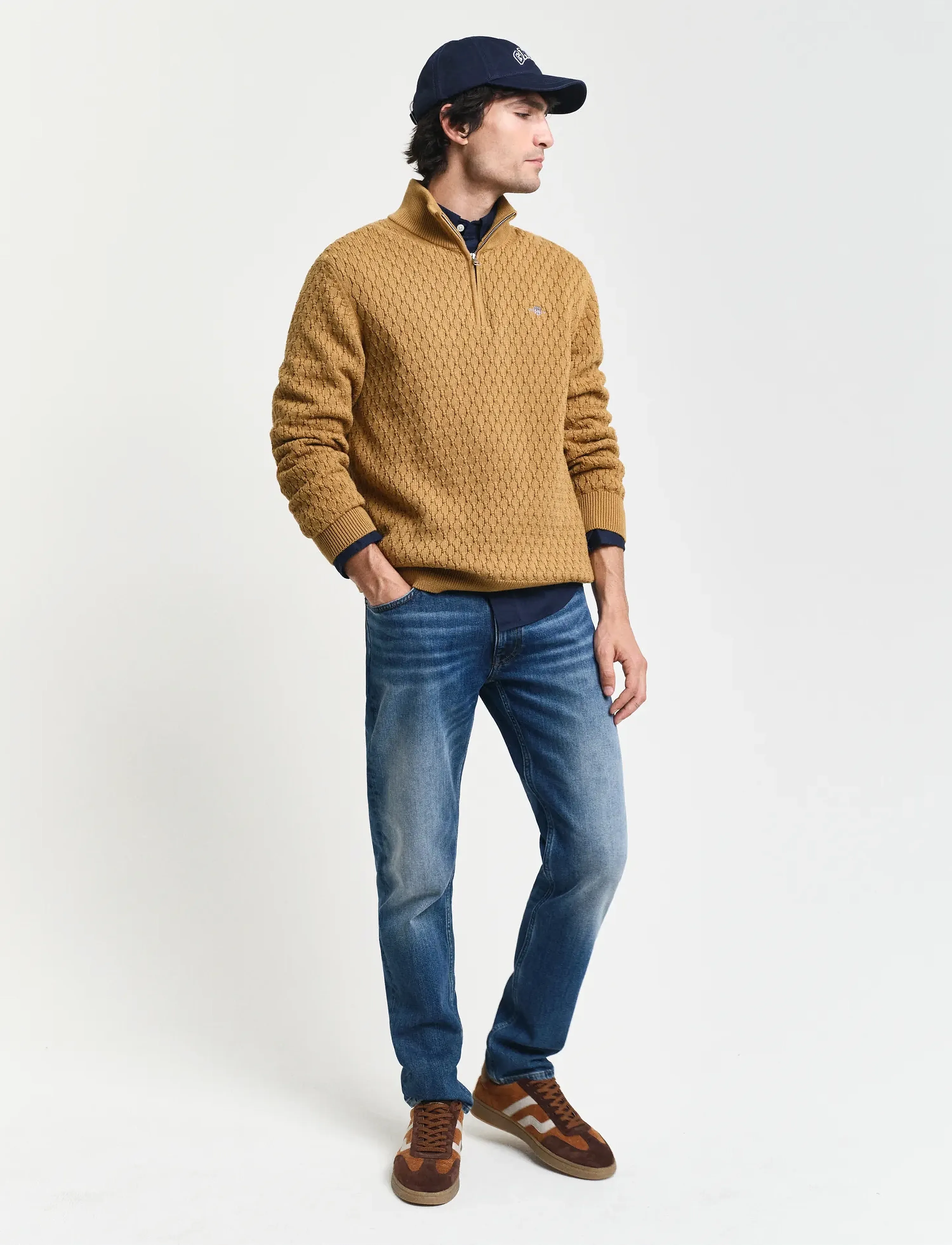 Gant Slim Jeans, 34 x 32, Blau - Slim, Männerswear