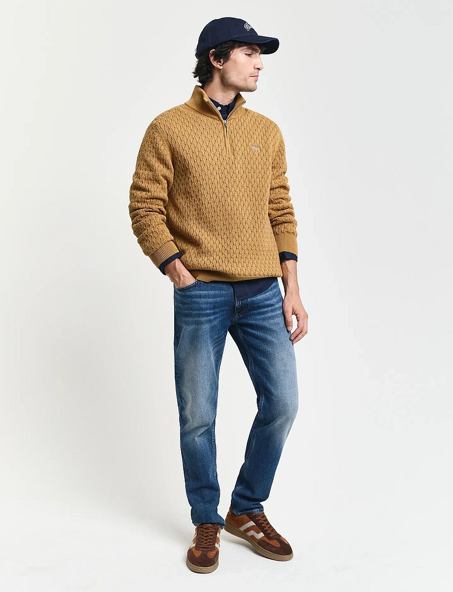 Gant - SLIM GANT JEANS - slim fit jeans - mid blue vintage - 0