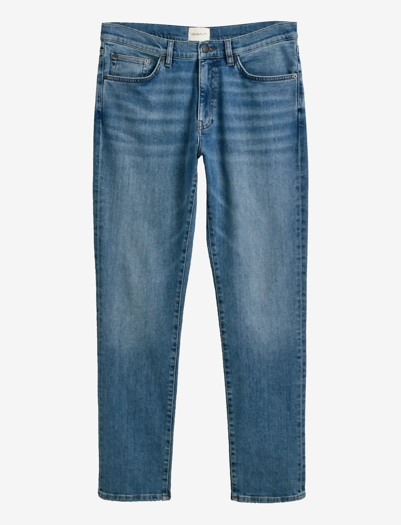 GANT - SLIM GANT JEANS - slim jeans - mid blue worn in - 1